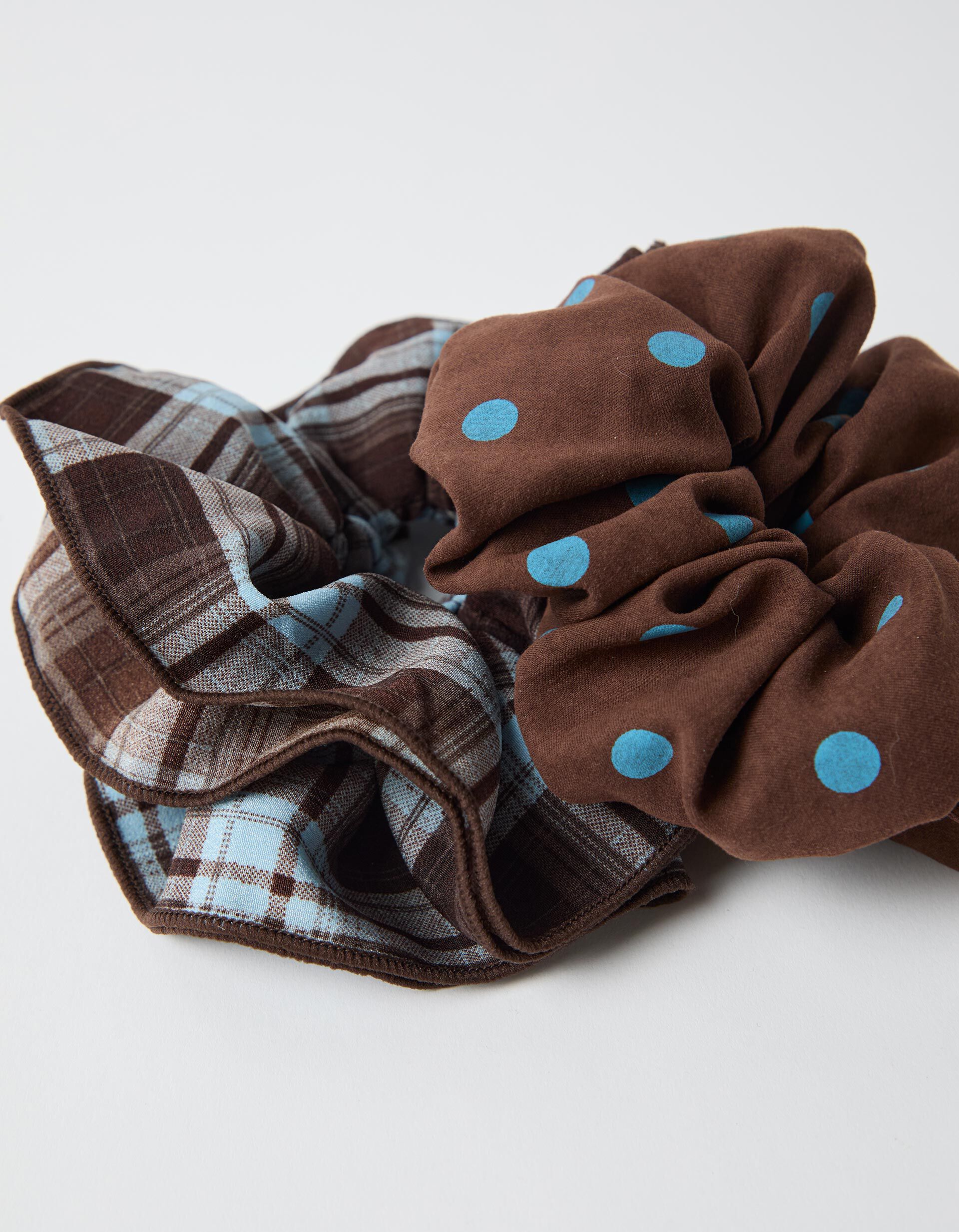 Comprar Online Pack 2 El&aacute;sticos Scrunchies, Mulher, Multicolor