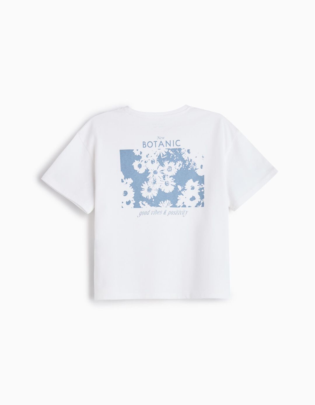 T-shirt Estampado, Menina, Branco