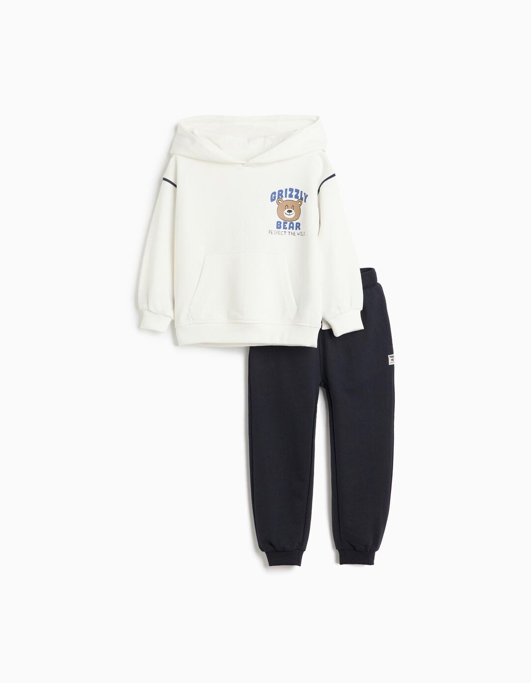 Conjunto De Jogging, Menino, Branco