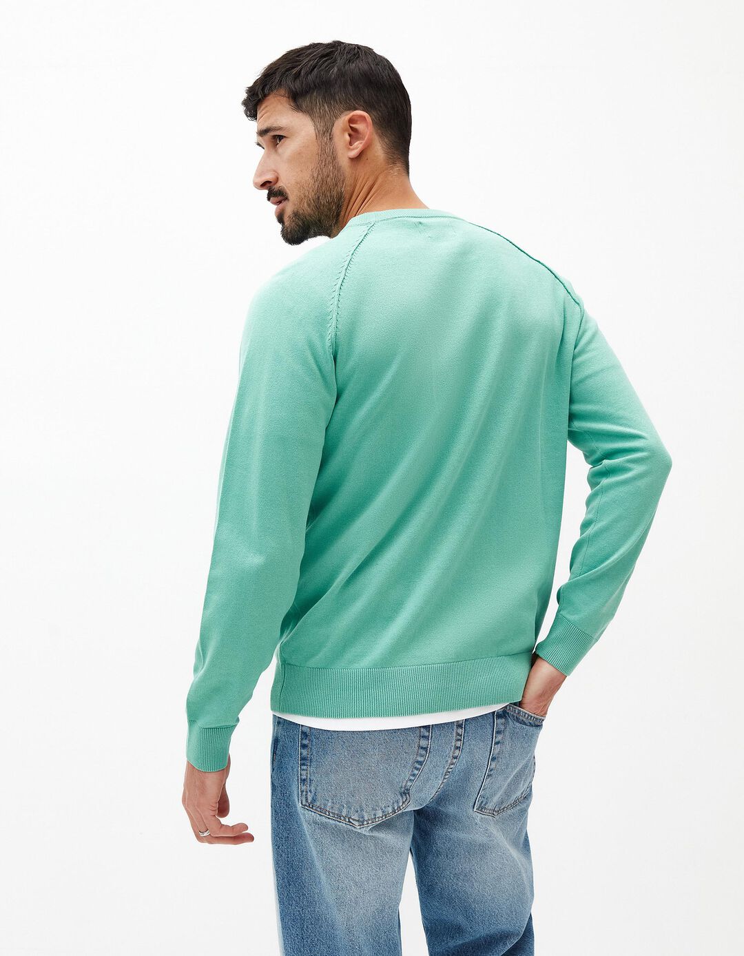 Camisola, Homem, Verde