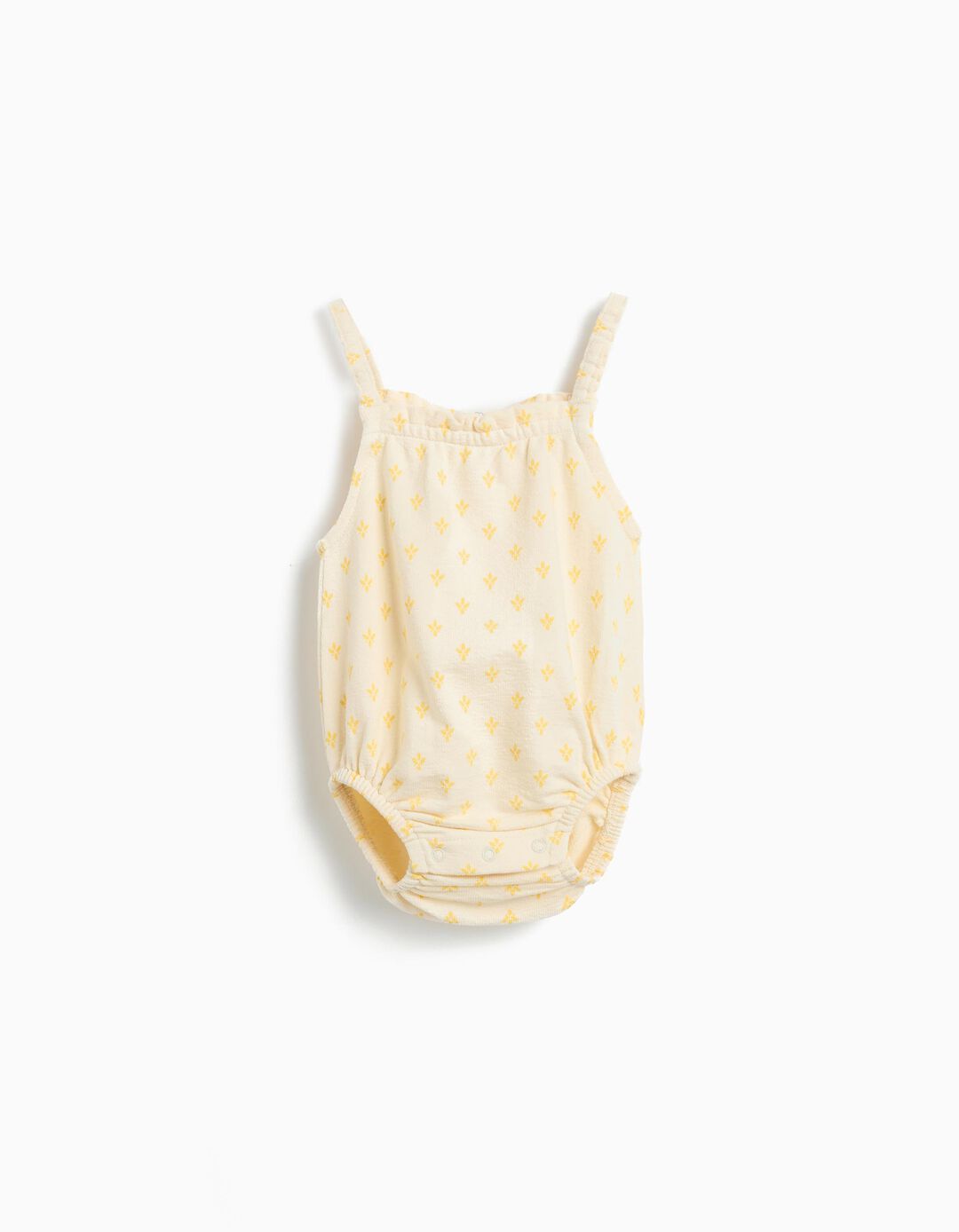 Macacão, Recém-Nascido, Amarelo Claro