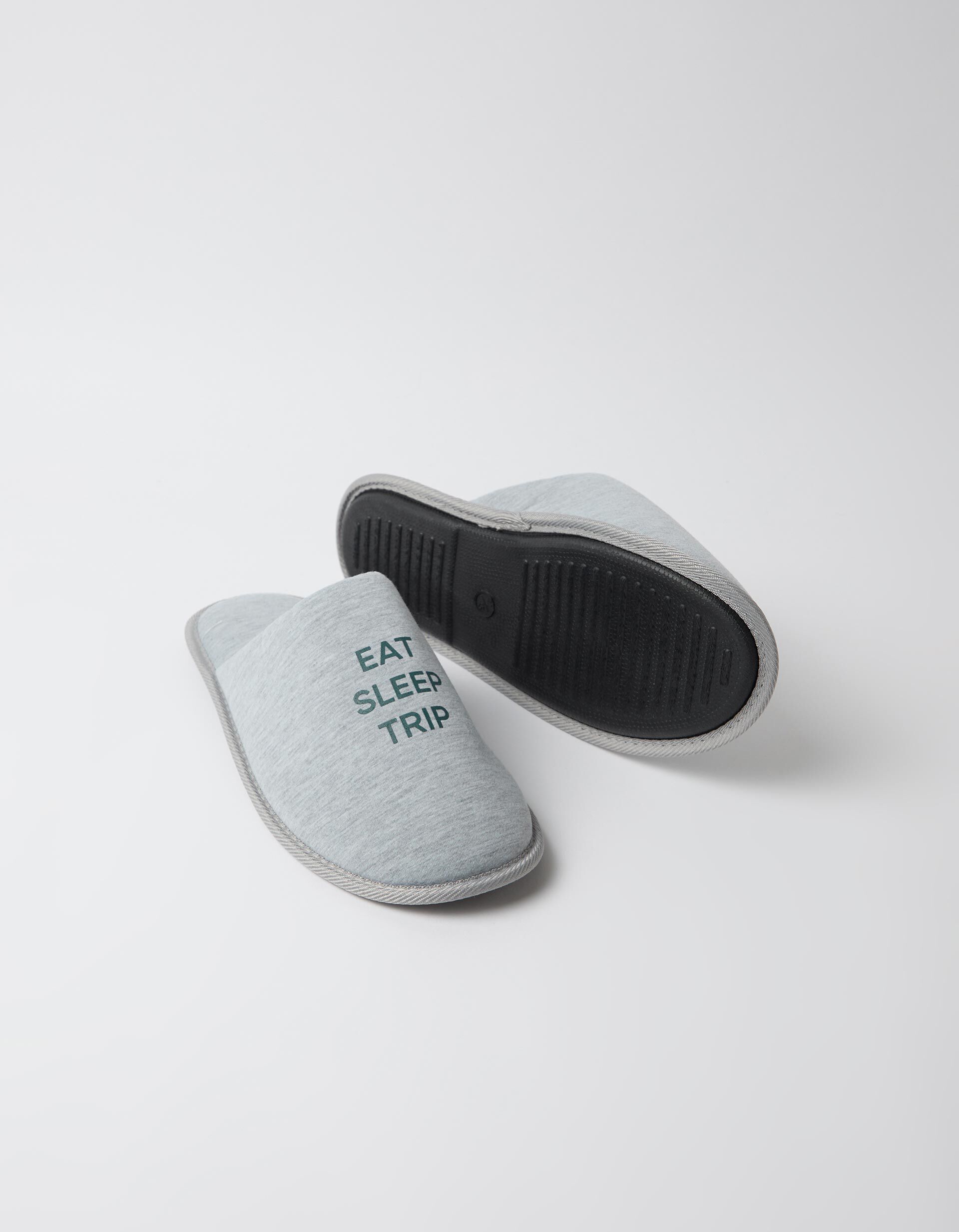 Comprar Online Chinelos De Quarto, Homem, Cinzento