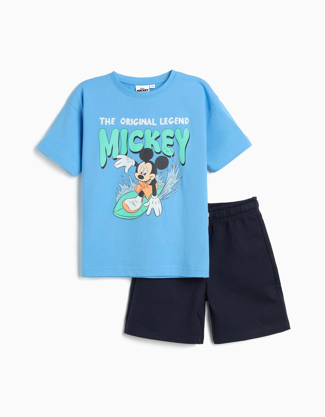 Conjunto 'Mickey' &copy;Disney, Menino, Azul Claro