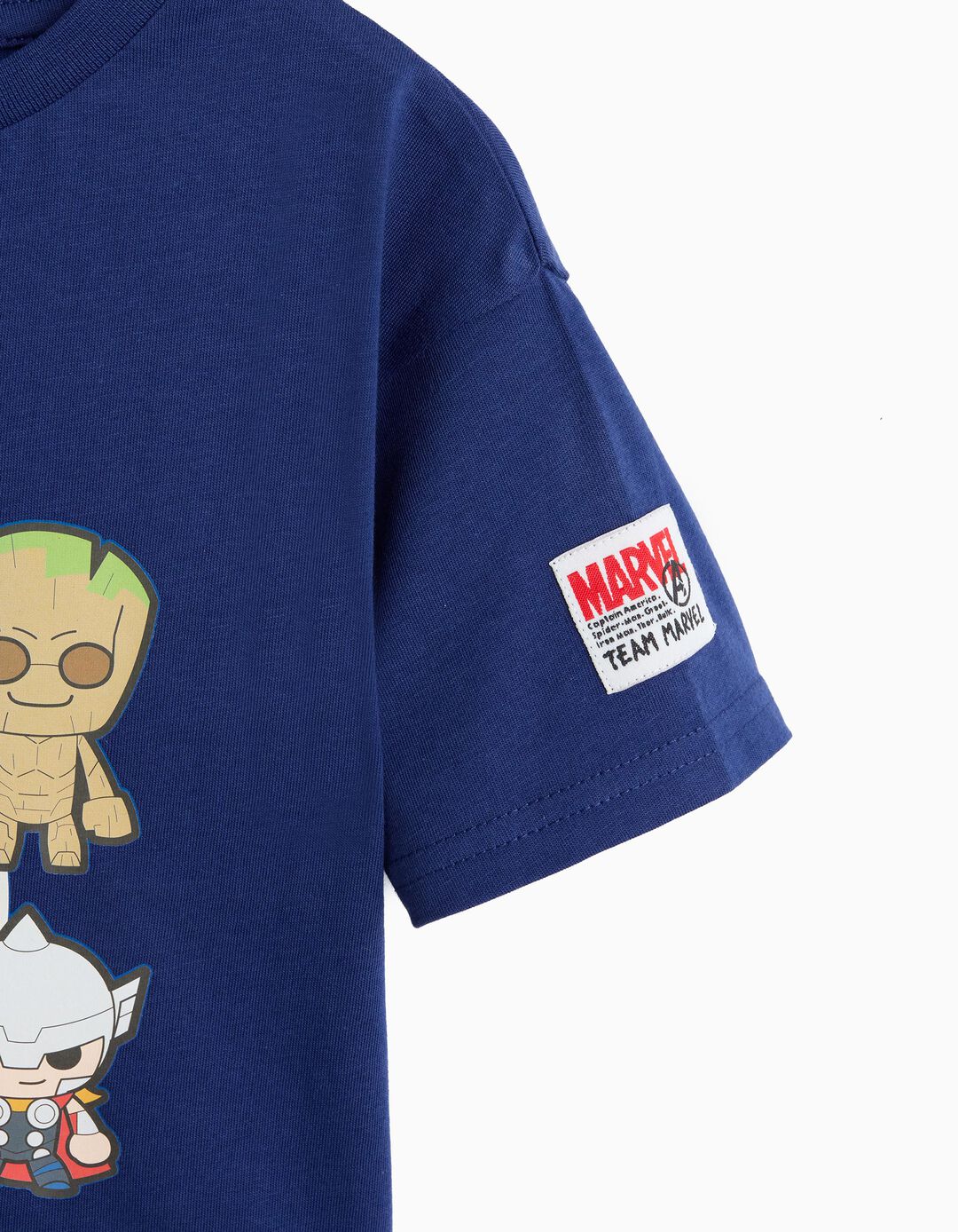 T-shirt 'Marvel', Menino, Azul Escuro