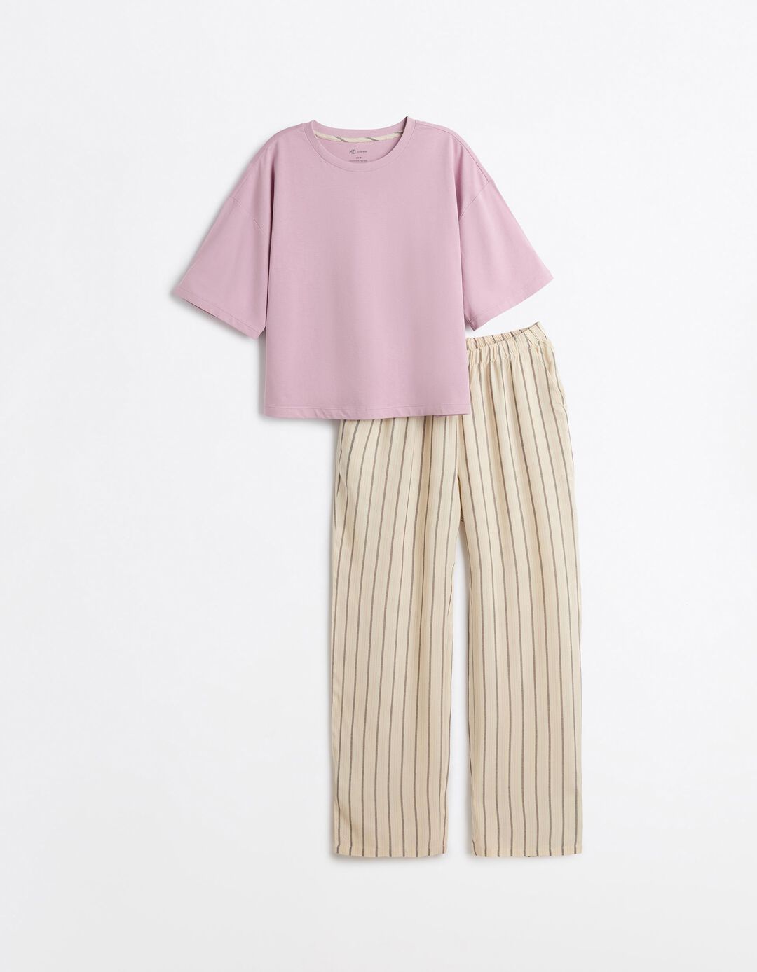 Pijama Jersey, Mulher, Rosa Claro