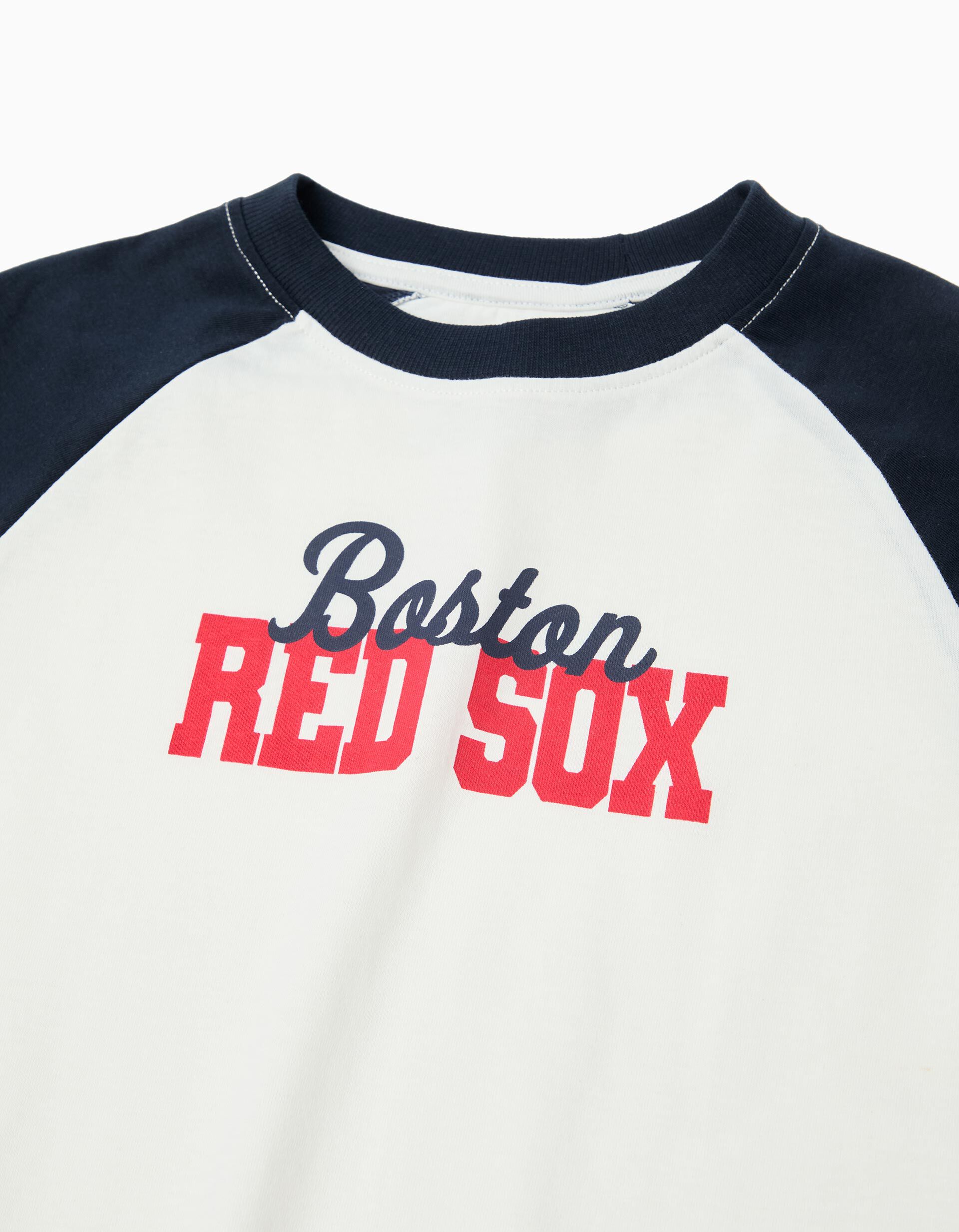 Comprar Online T-shirt Manga Comprida, Menino, Azul Escuro