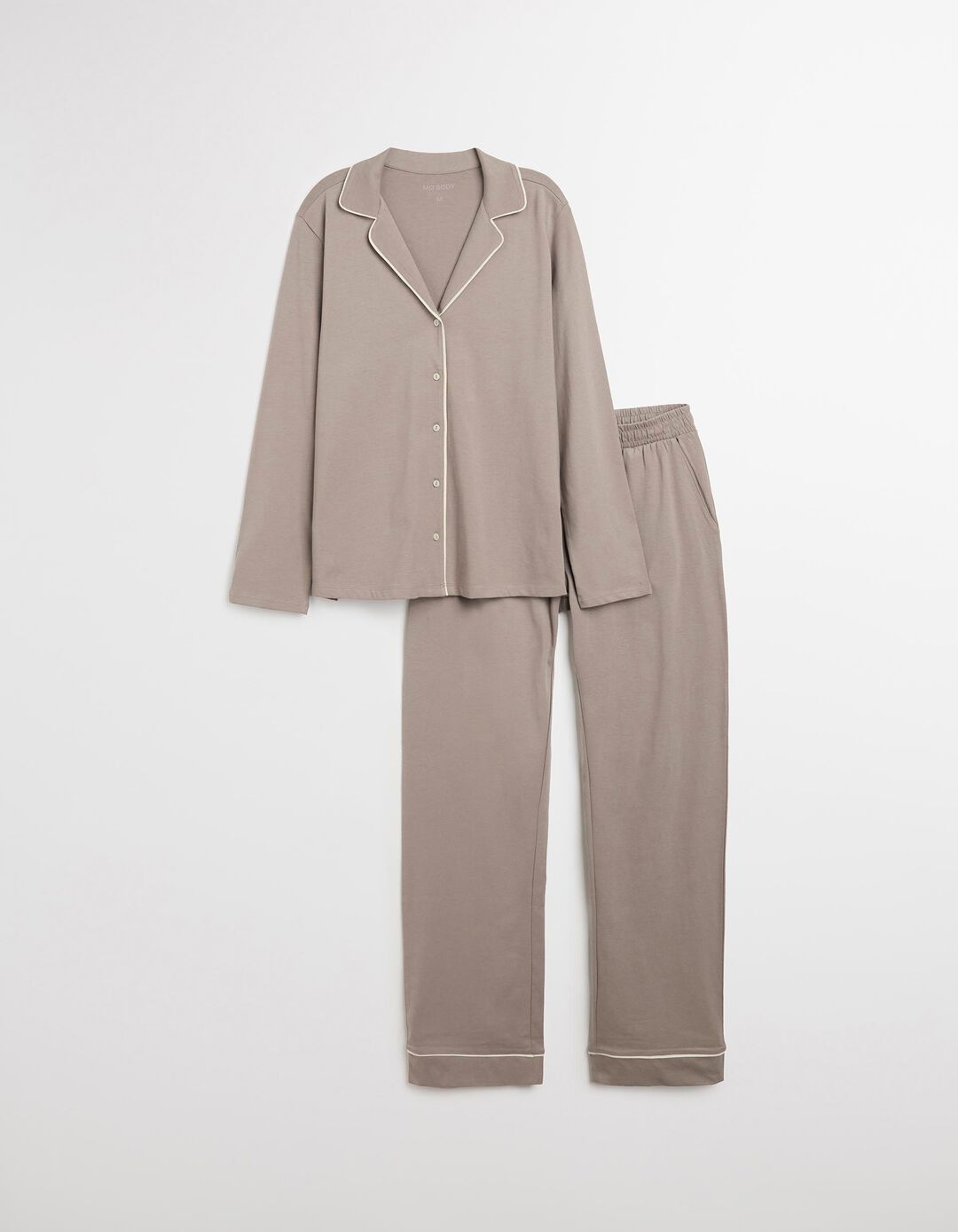 Pijama Jersey, Mulher, Cinzento