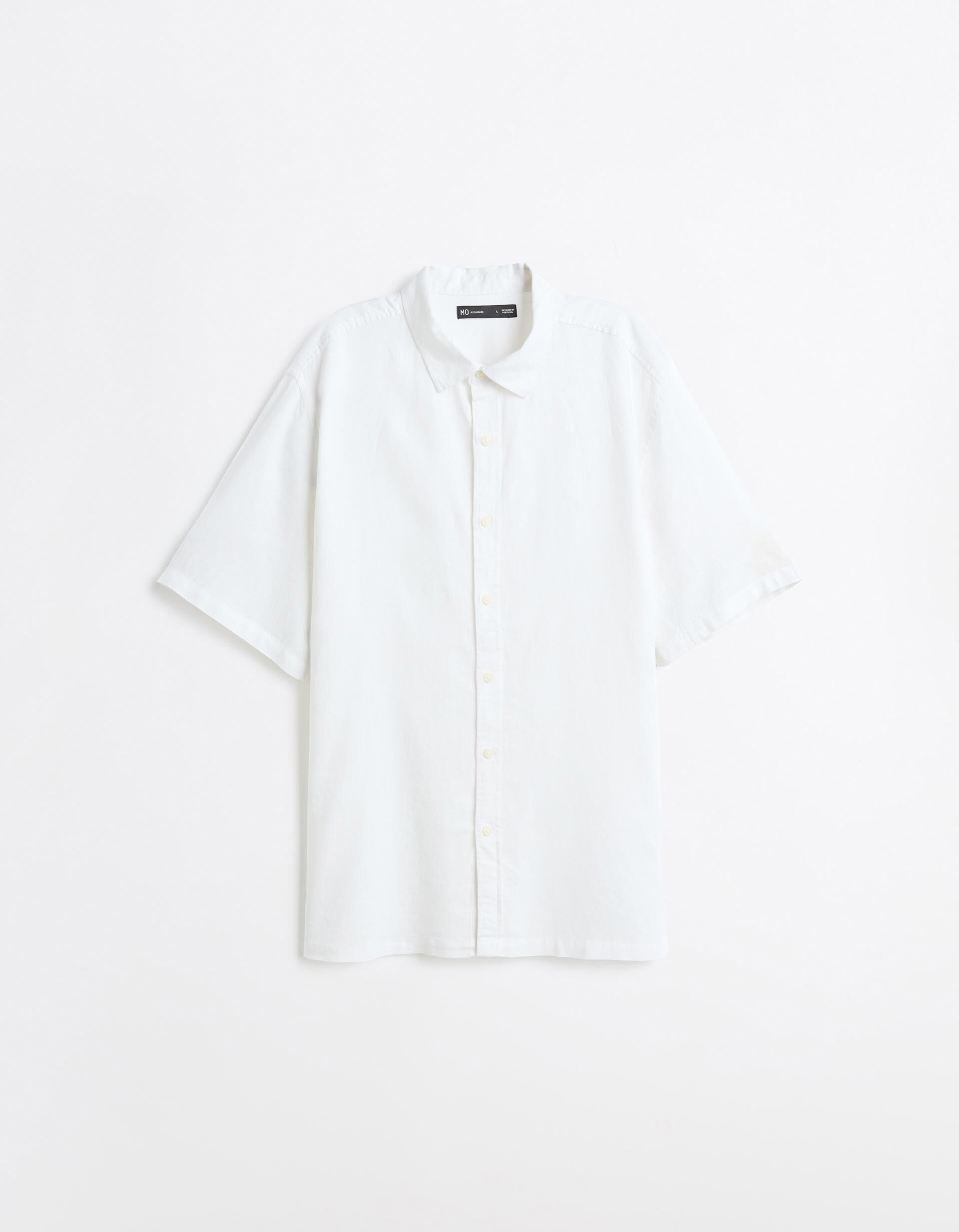 Comprar Online Camisa Com Linho, Homem, Branco