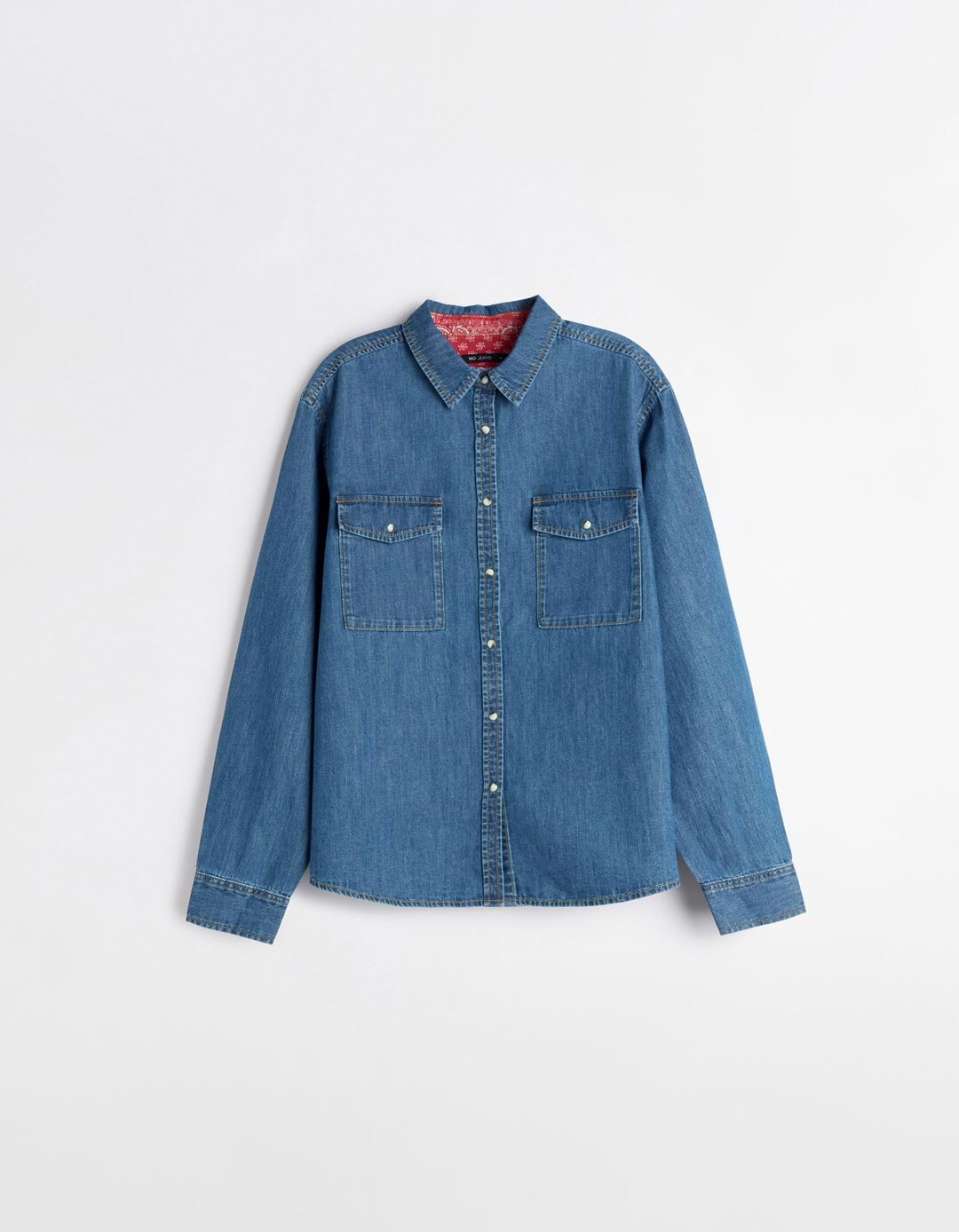 Sobrecamisa de Ganga, Mulher, Azul