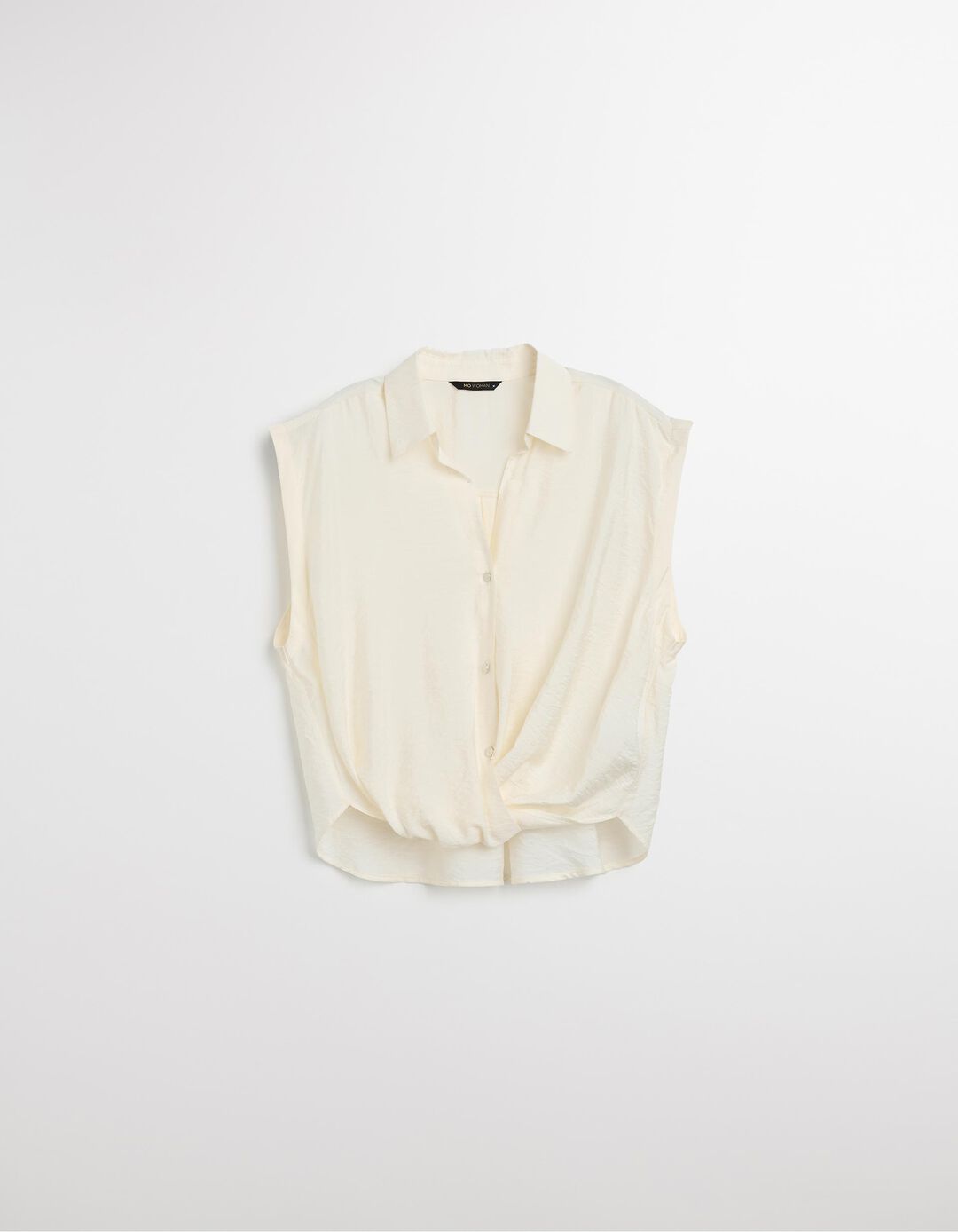 Blusa com Nó, Mulher, Cru