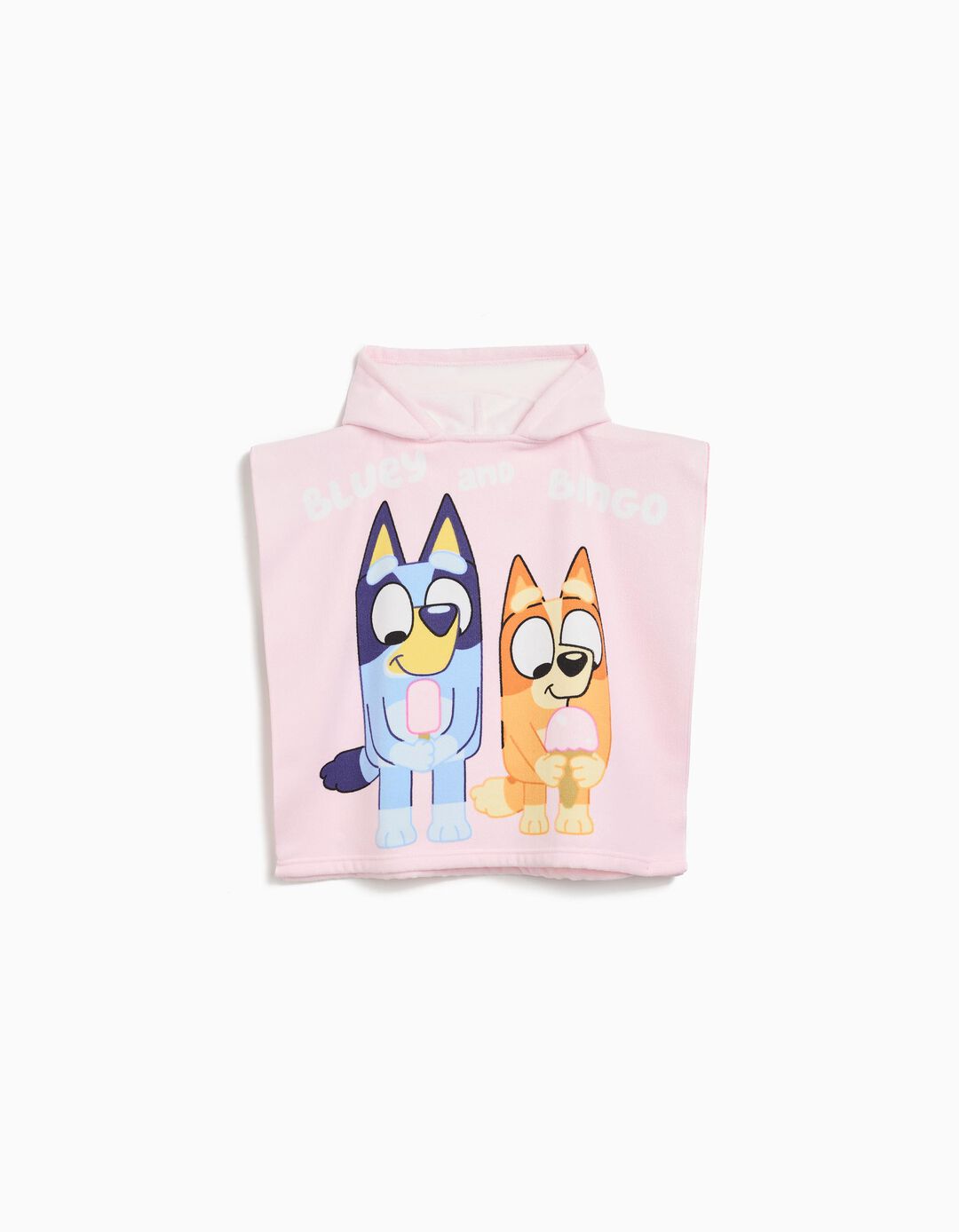 Poncho 'Bluey', Menina, Rosa
