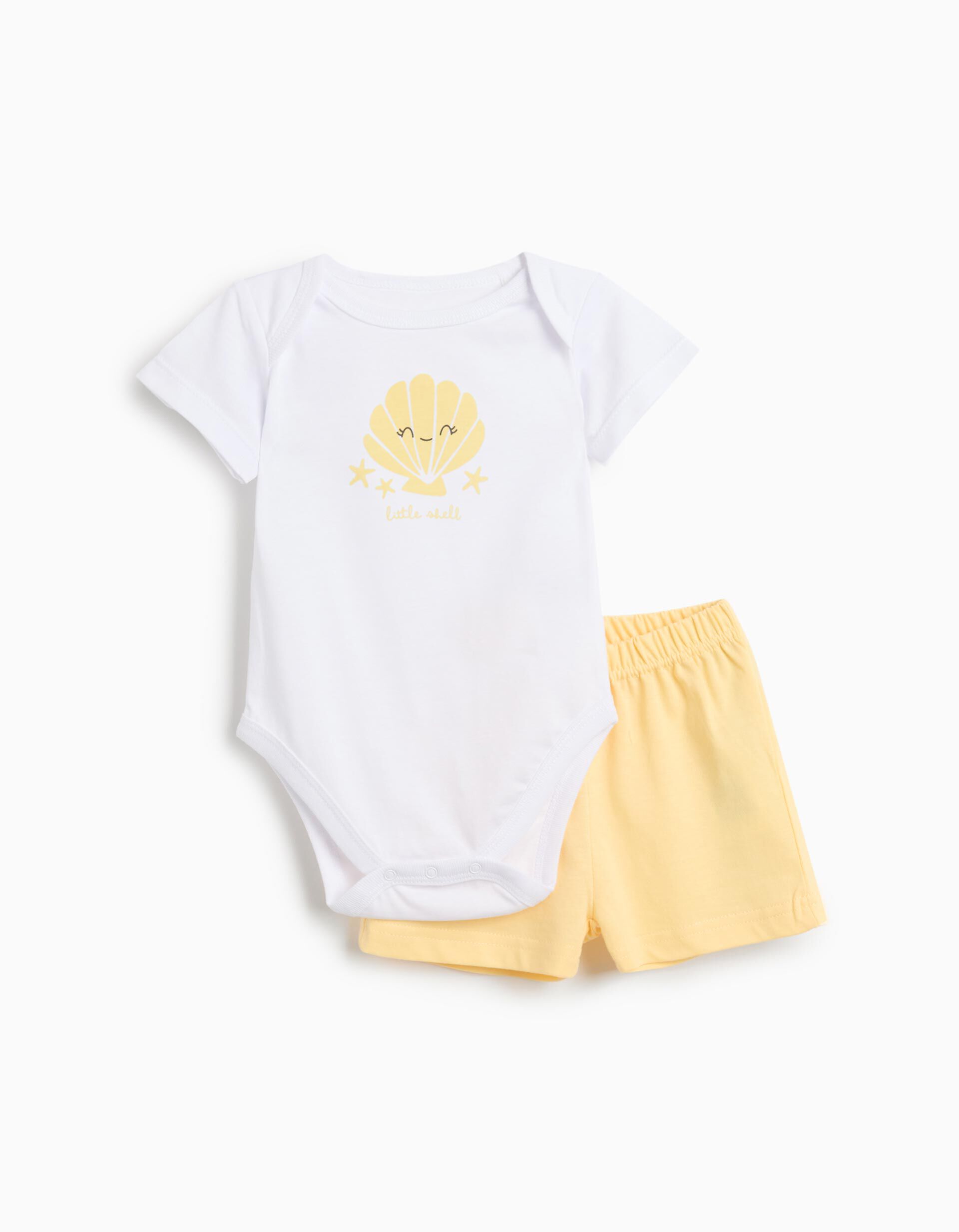 Comprar Online Pack Body e Cal&ccedil;&otilde;es, Menina, Branco