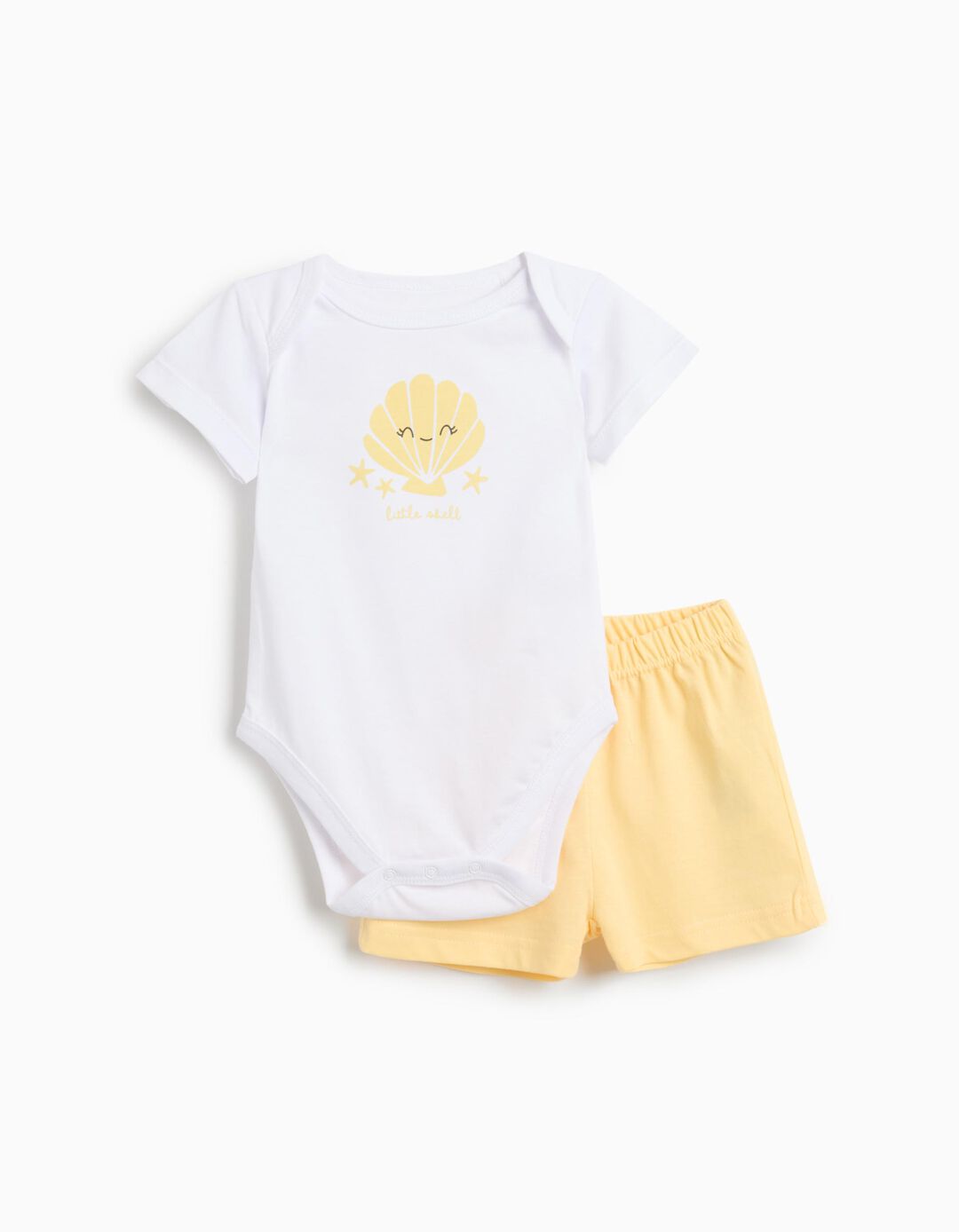 Pack Body e Calções, Menina, Branco