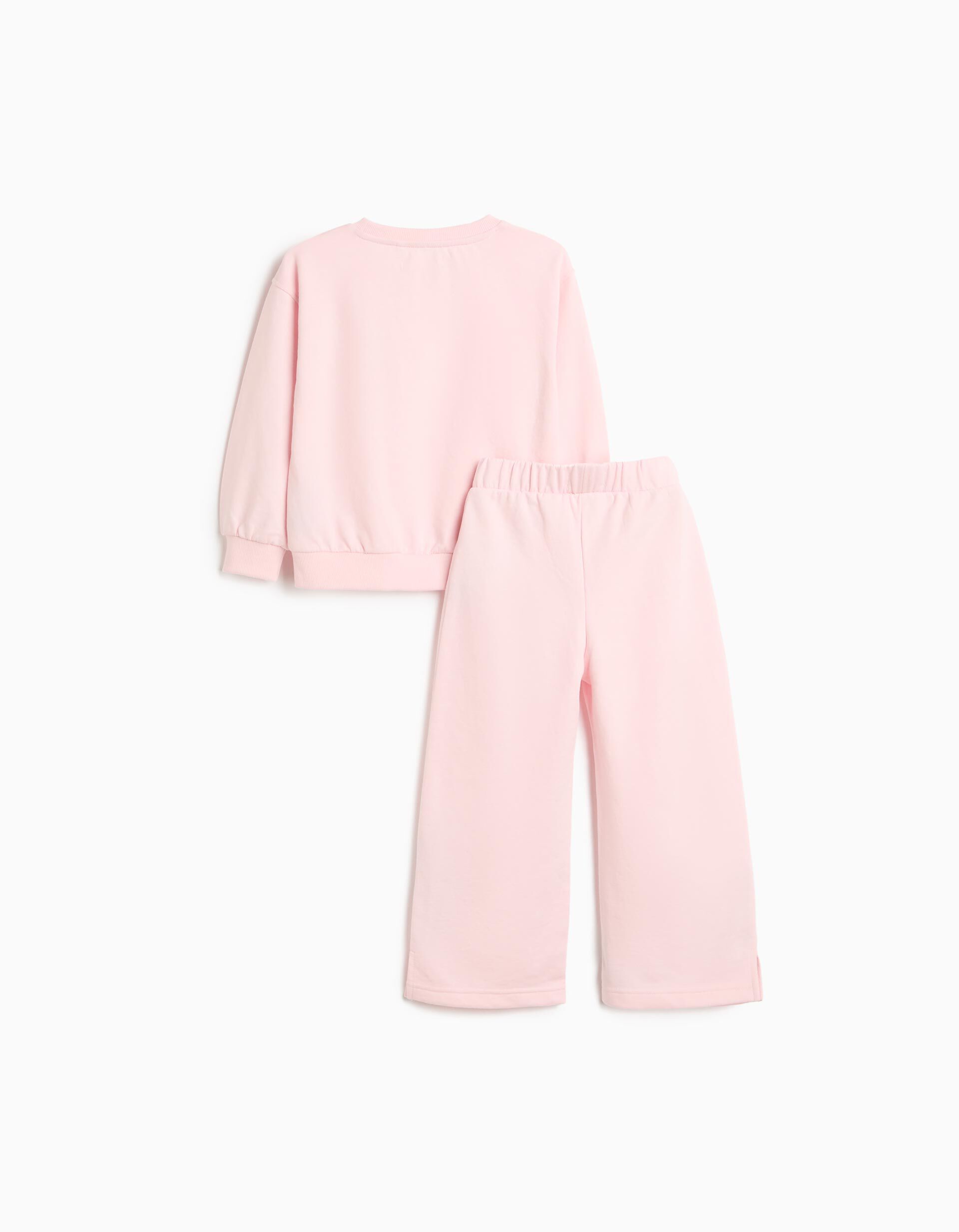 Comprar Online Conjunto De Jogging, Menina, Rosa Claro 