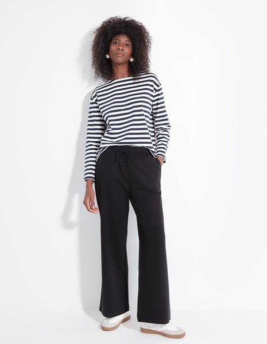 Comprar Online Joggers Wide Leg, Mulher, Preto
