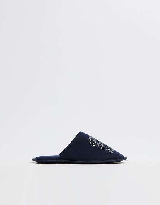 Comprar Online Chinelos Estampado, Homem, Azul Escuro