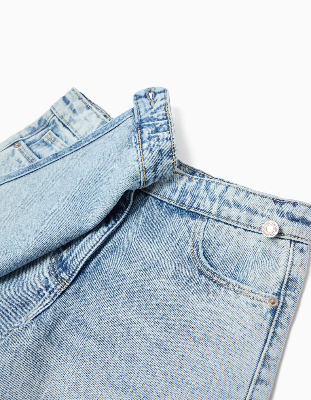 Saia-Cal&ccedil;&atilde;o de Ganga, Menina, Azul Claro