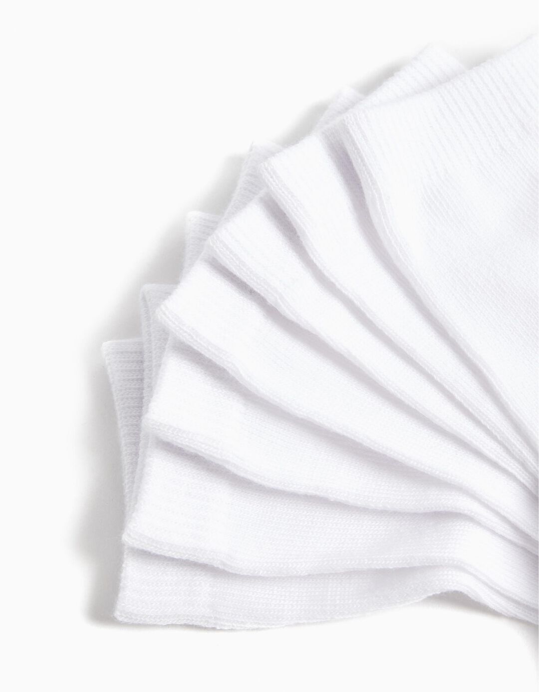 Pack 7 Pares de Meias, Criança, Branco