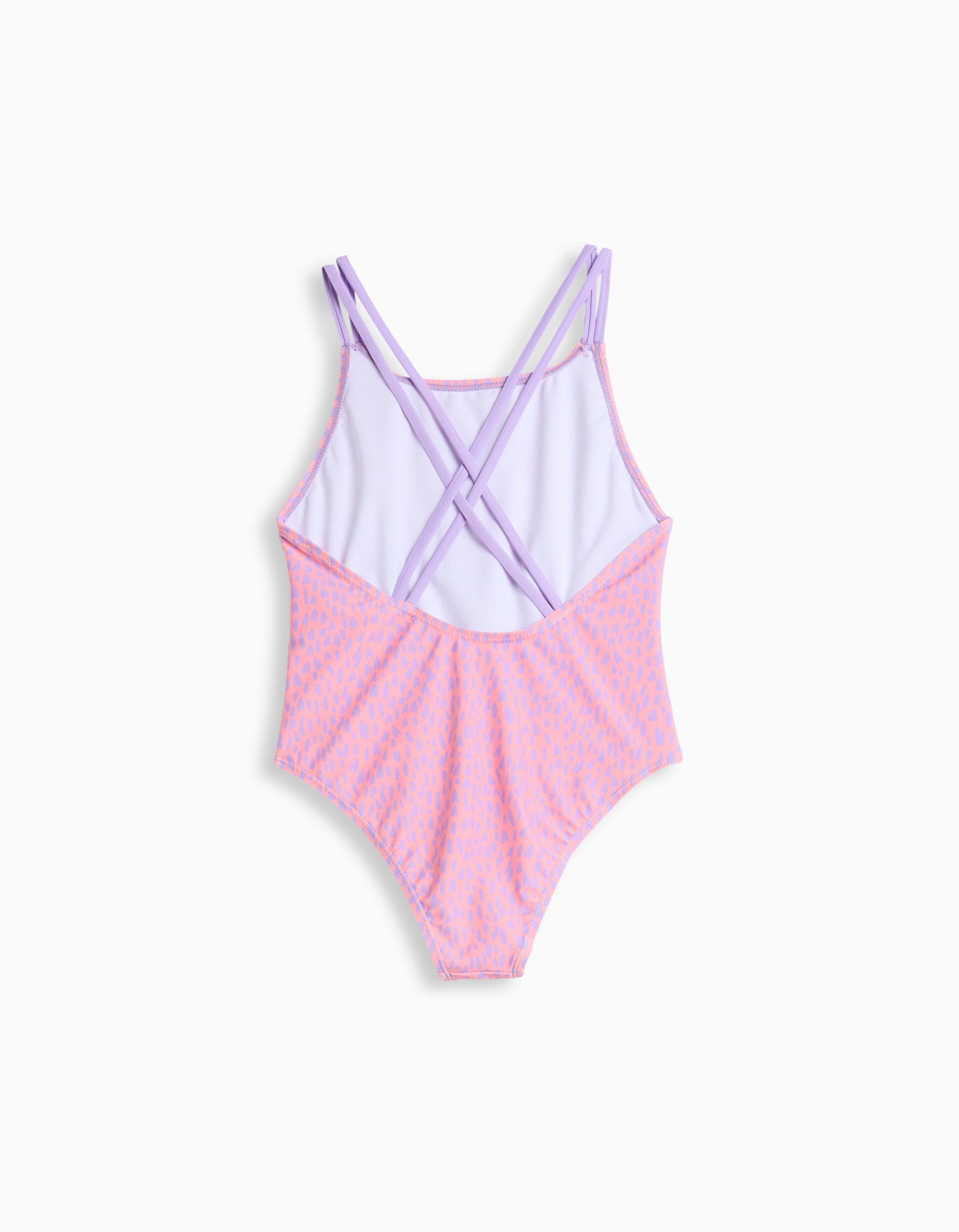 Comprar Online Fato de Banho, Menina, Laranja Claro