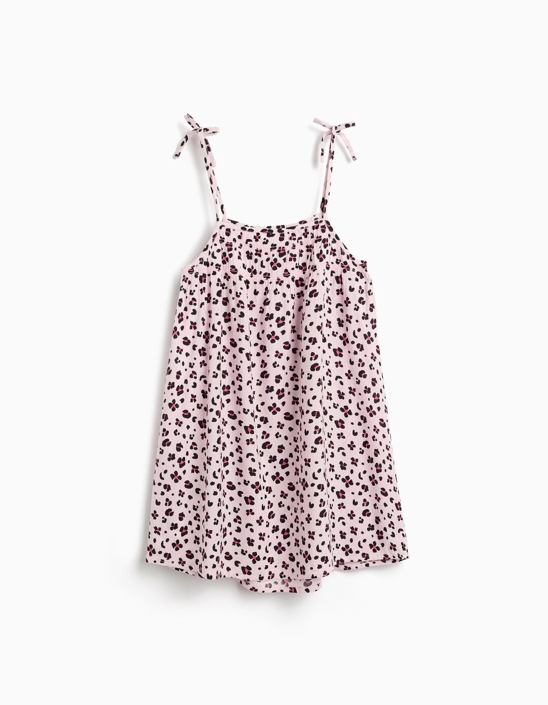 Vestido de Alças, Menina, Rosa Claro 