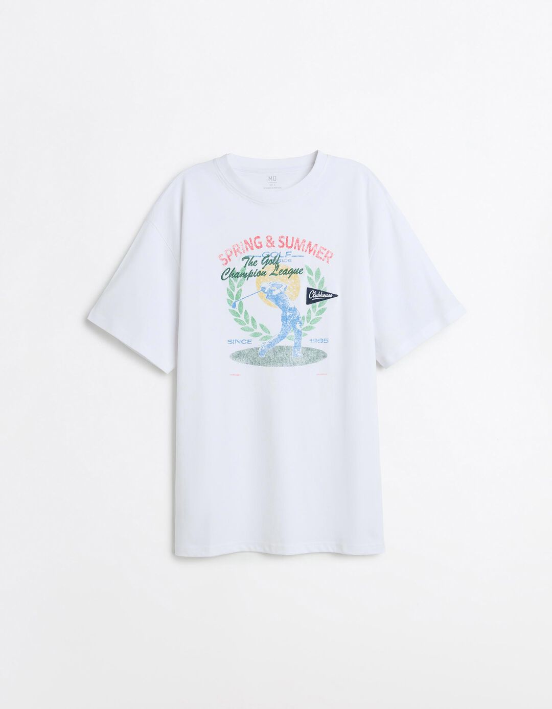 T-shirt Jersey Estampada, Homem, Branco
