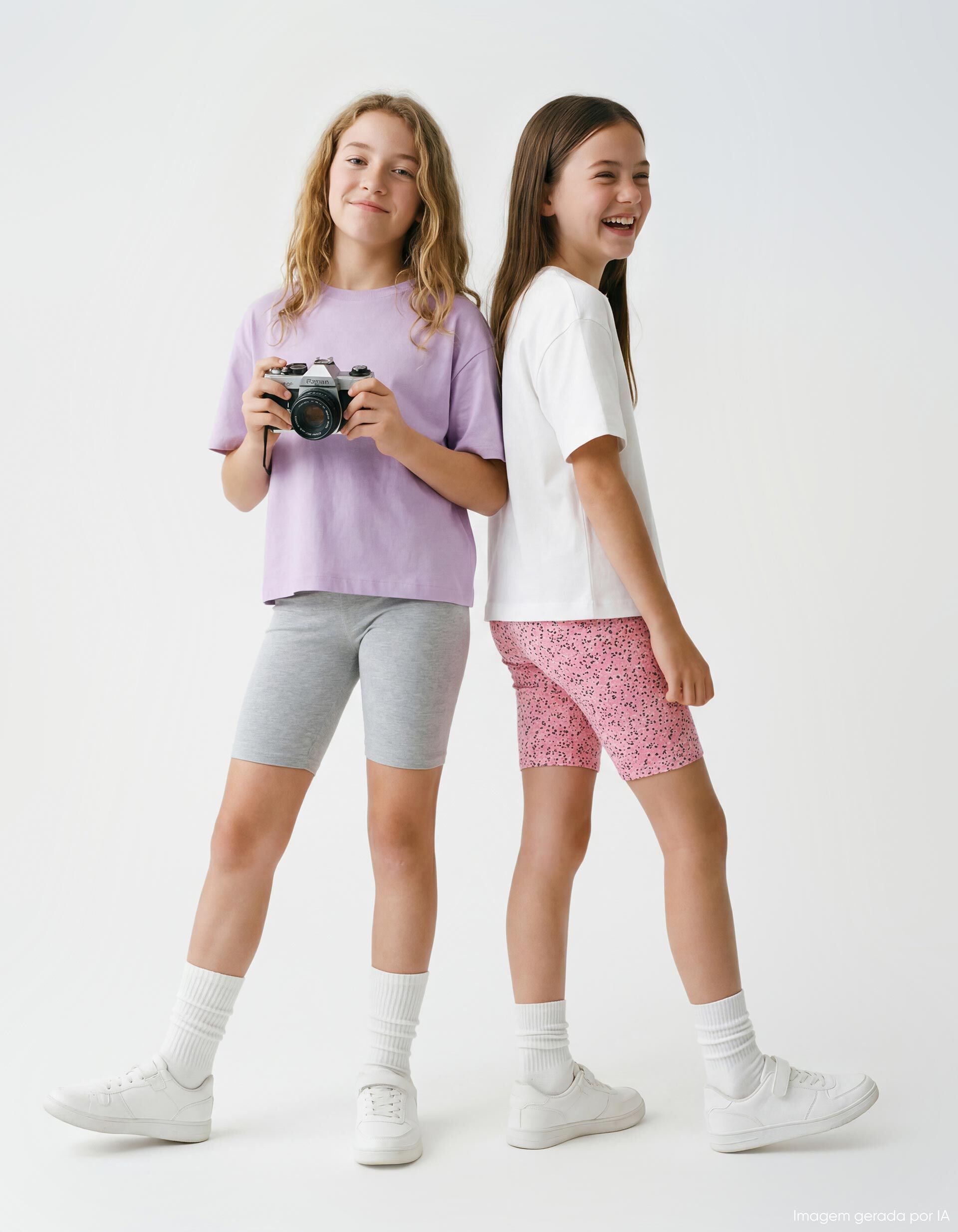 Comprar Online T-shirt, Menina, Roxo Claro