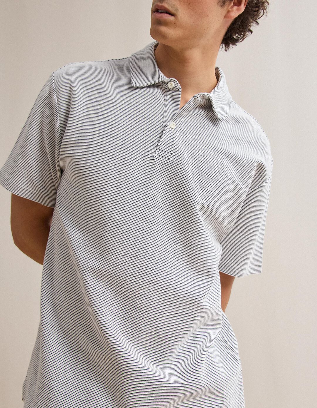 Polo Piquet, Homem, Azul Escuro