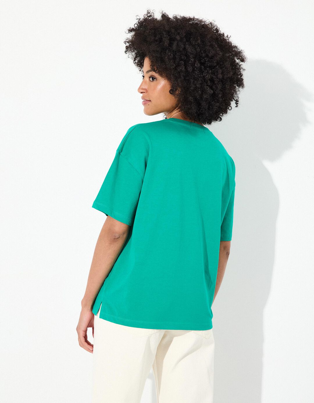 T-shirt Print, Mulher, Verde