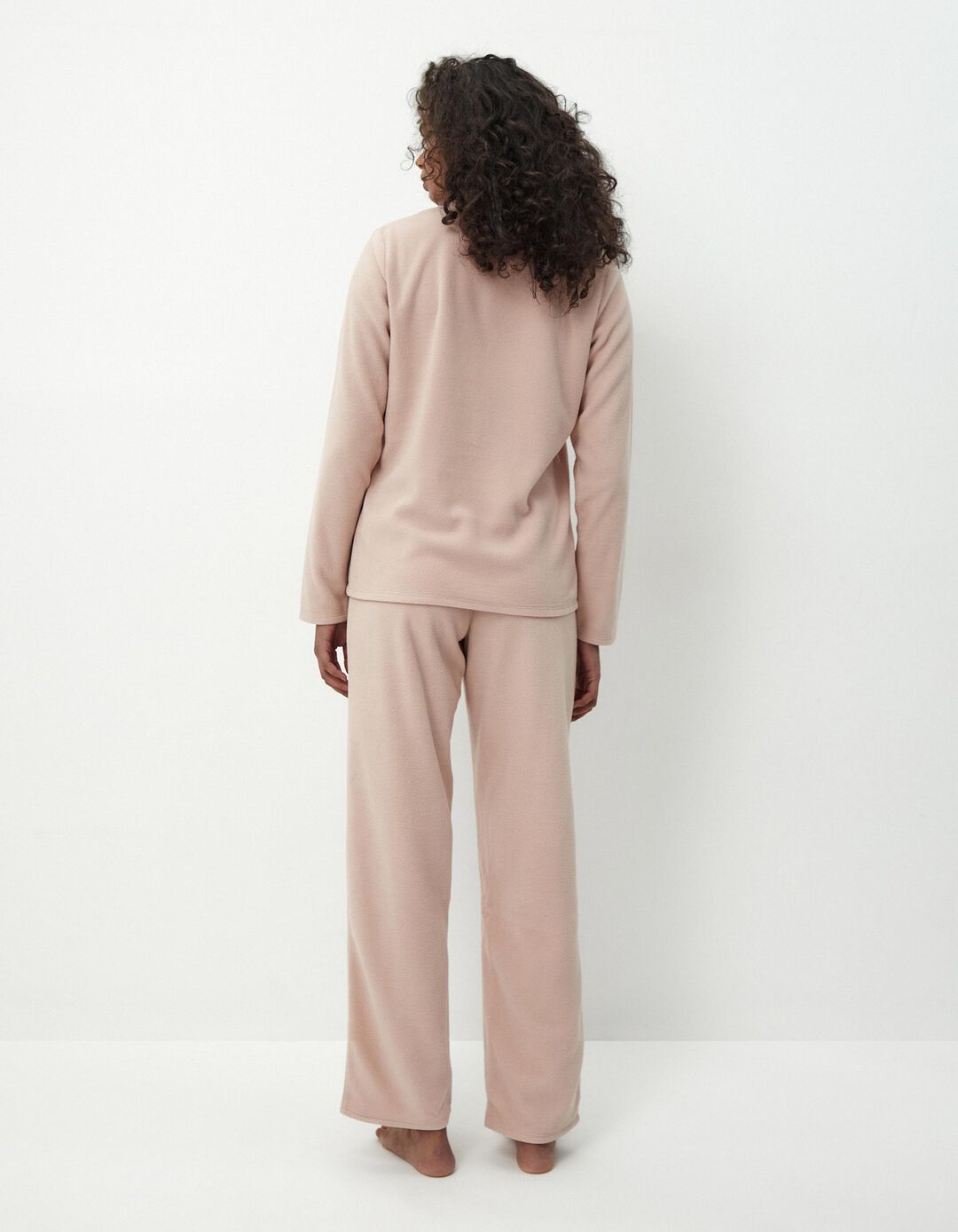 Pijama Polar, Mulher, Rosa Claro