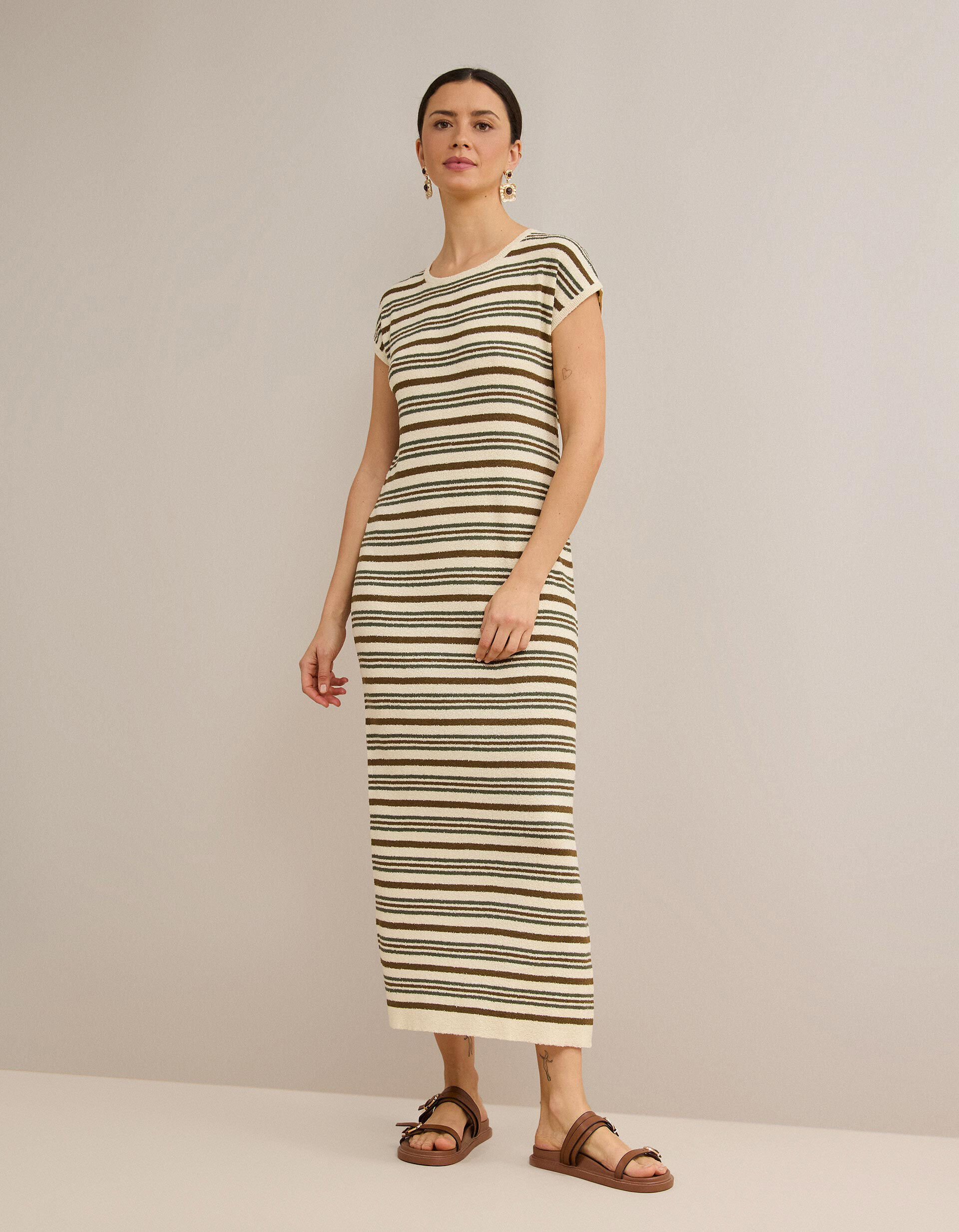 Comprar Online Vestido R&uacute;stico, Mulher, Castanho