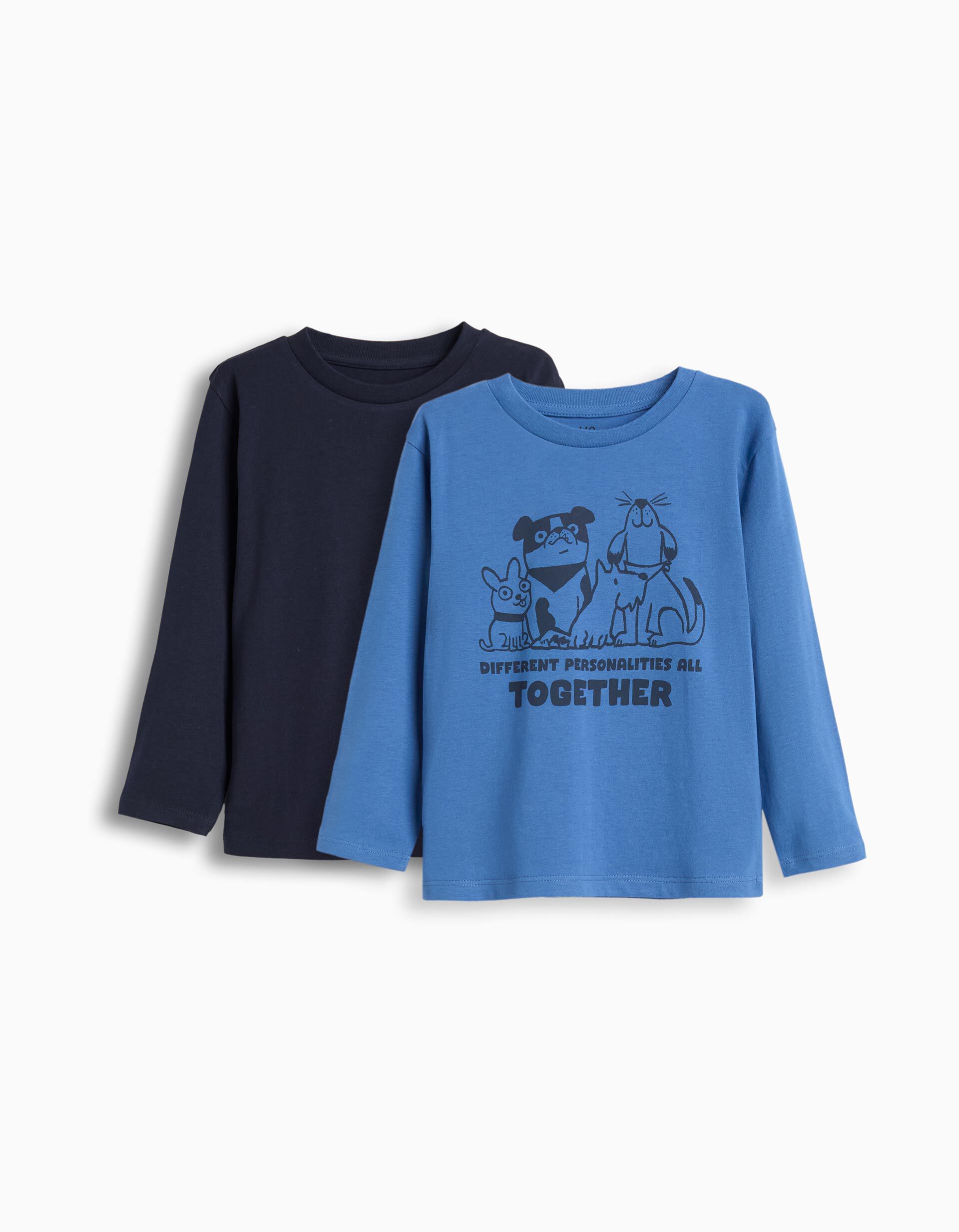Comprar Online Pack 2 T-shirts, Menino, Azul