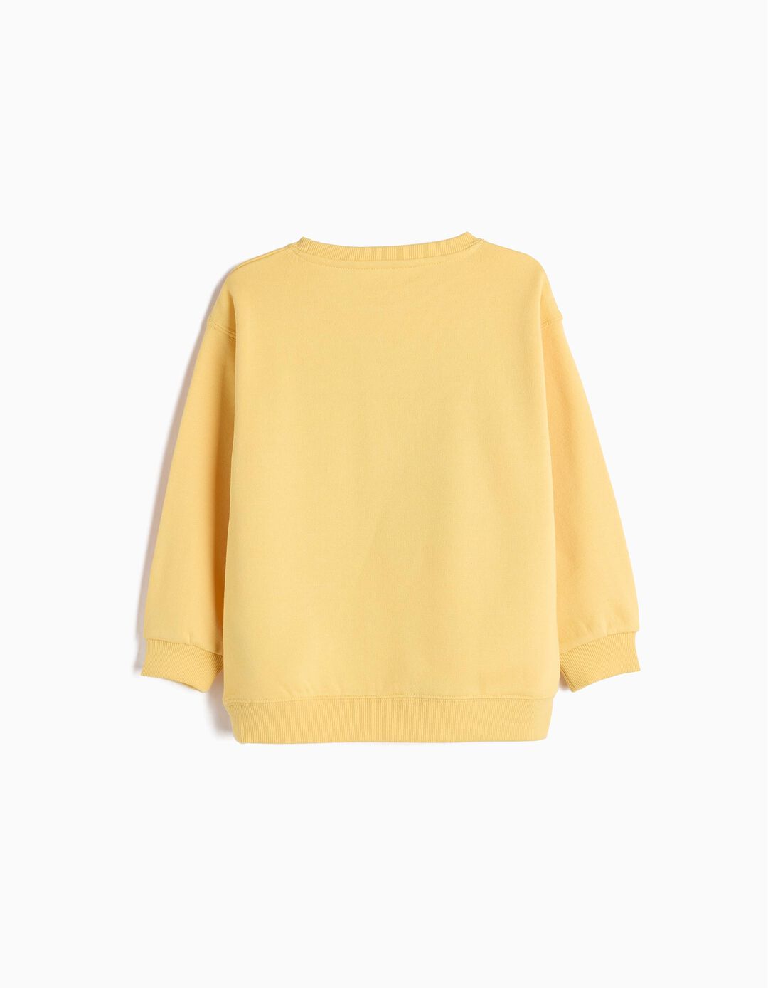 Sweatshirt de Felpa Estampado, Menino, Amarelo