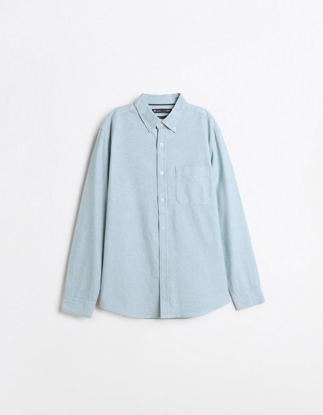 Camisa Oxford, Homem, Verde &Aacute;gua