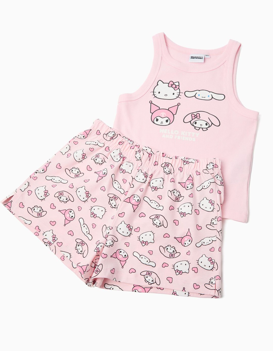 Pijama 'Hello Kitty', Menina, Rosa Claro