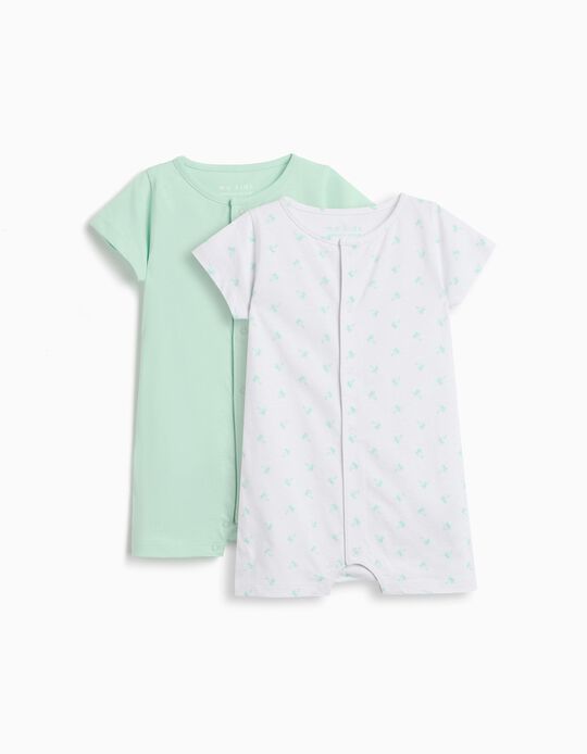Comprar Online Pack 2 Macacões, Menino, Verde Claro 