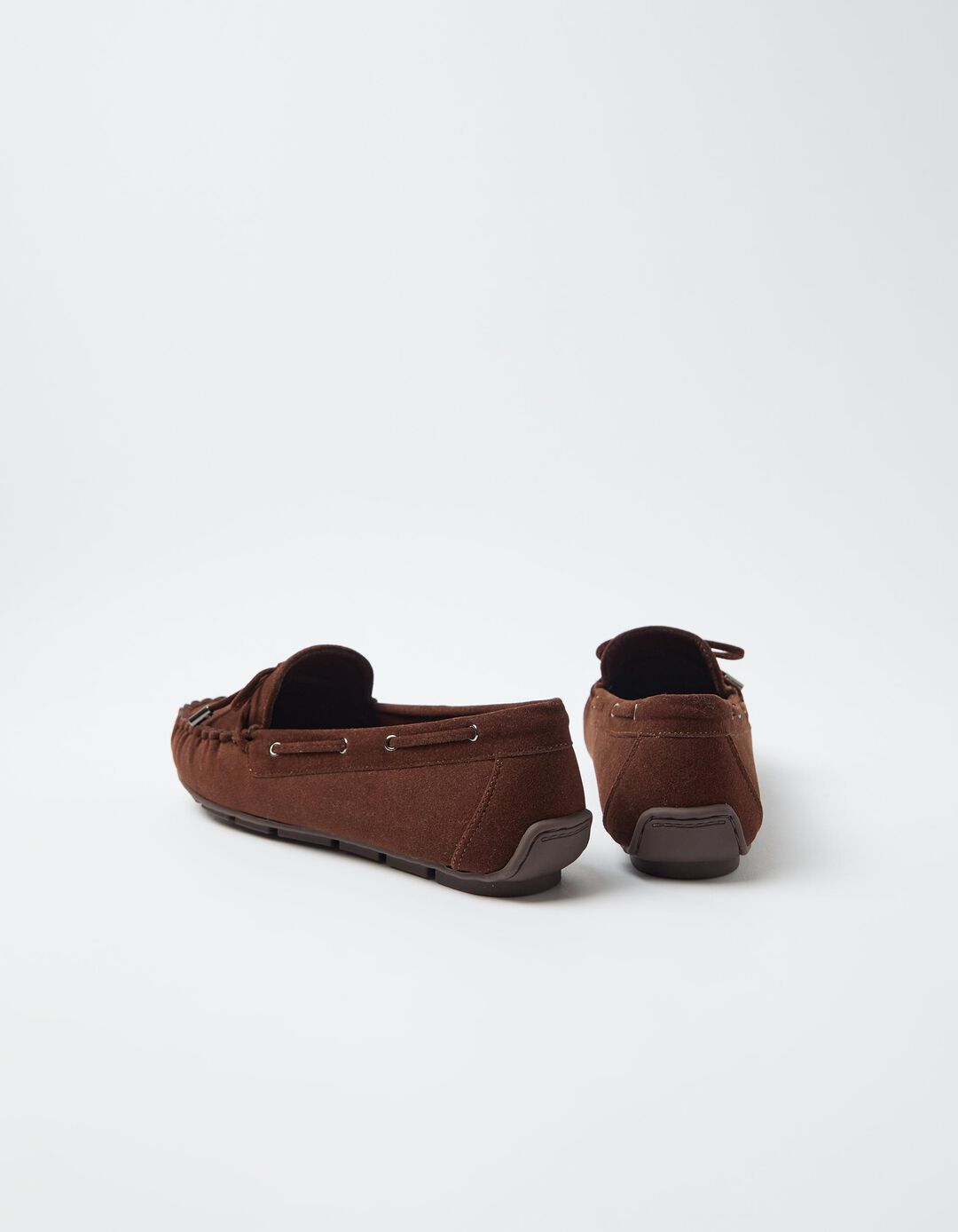 Mocassins Efeito Camur&ccedil;a, Mulher, Castanho