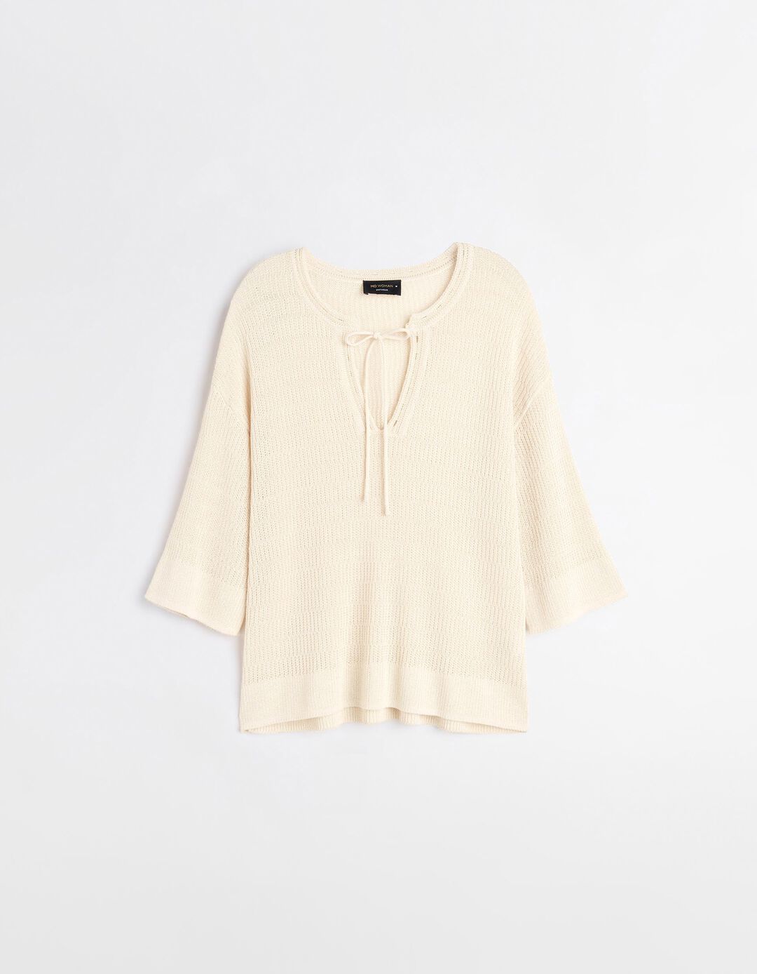 Camisola em Malha, Mulher, Branco