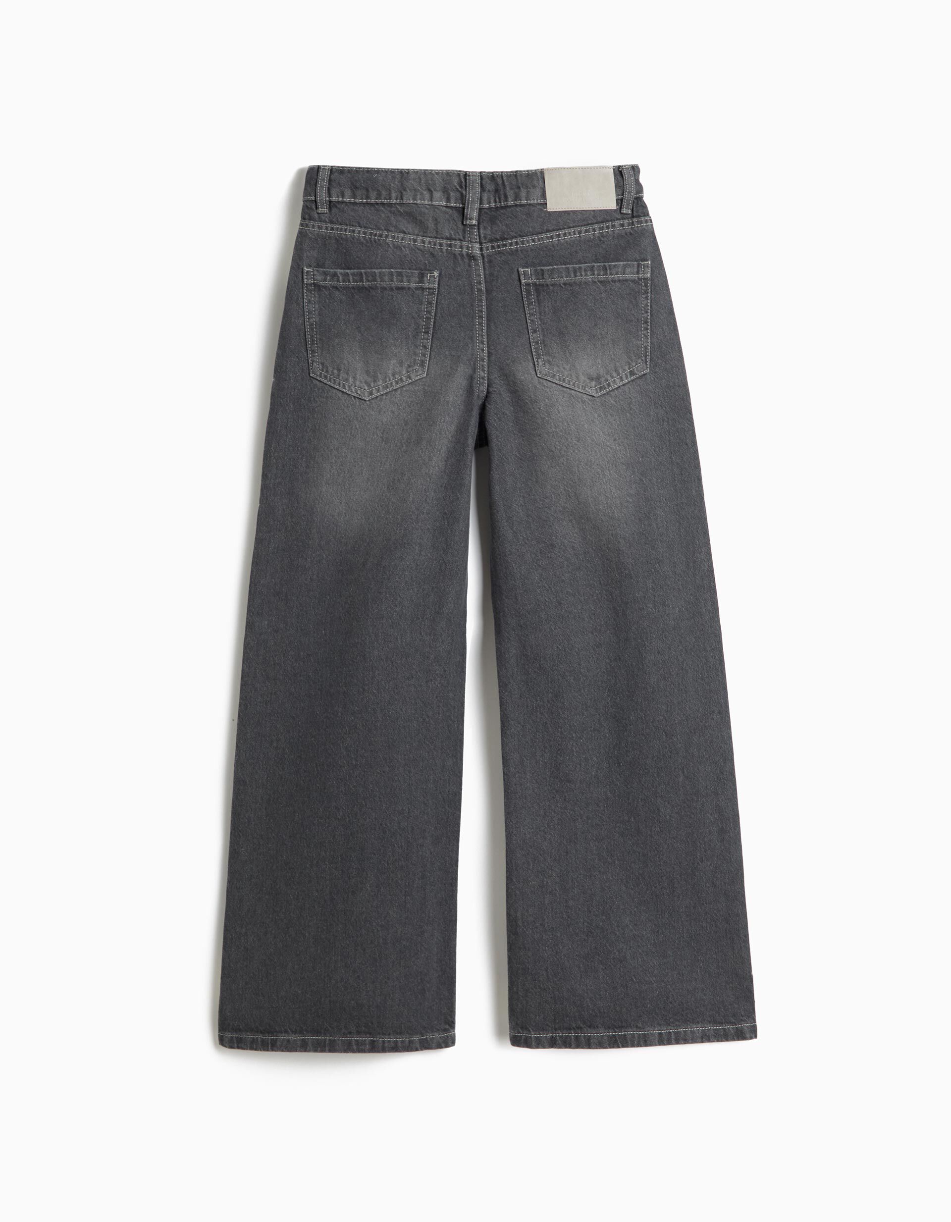 Comprar Online Cal&ccedil;as Relaxed Fit, Menina, Cinzento