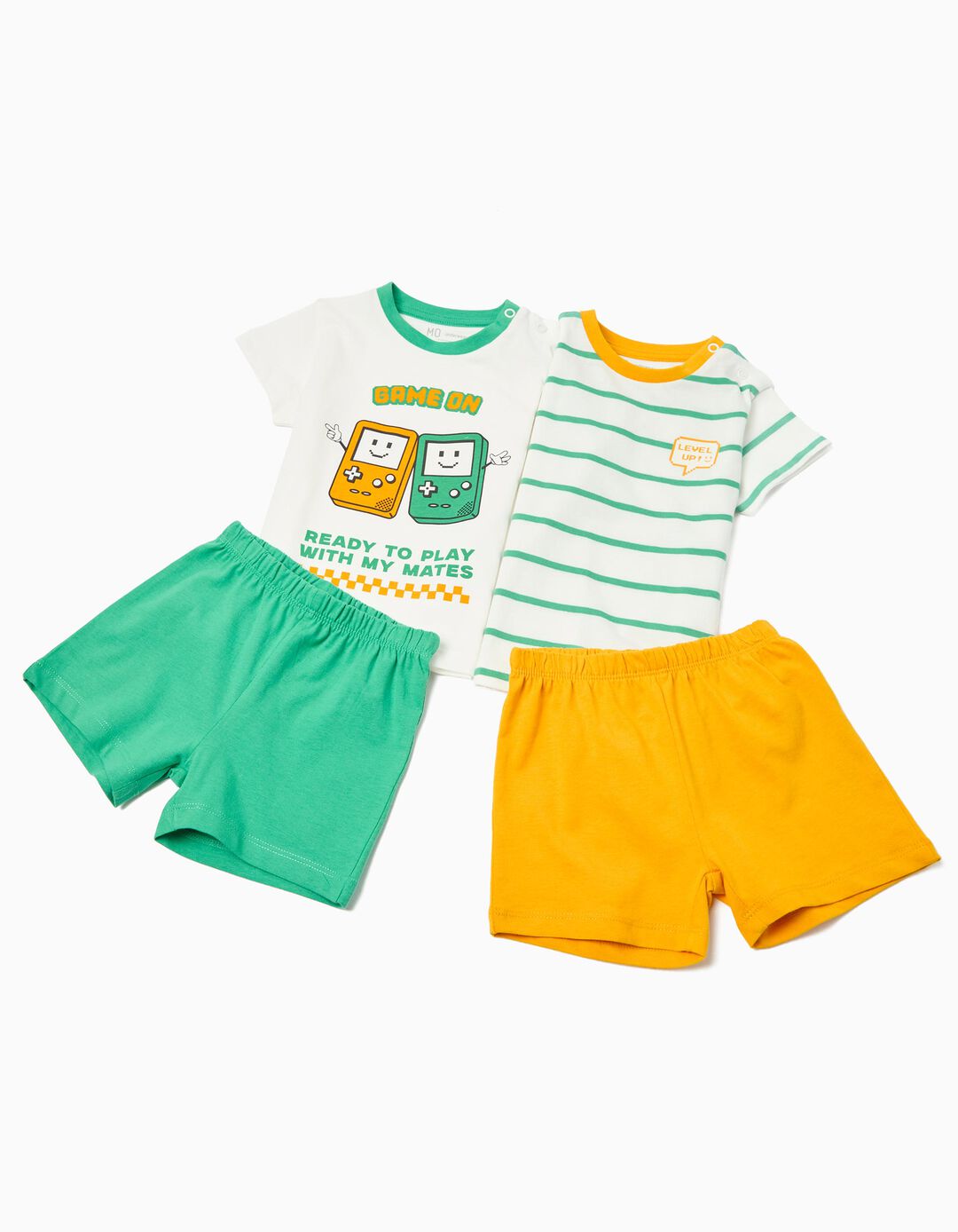 Pack 2 Pijamas, Menino, Branco