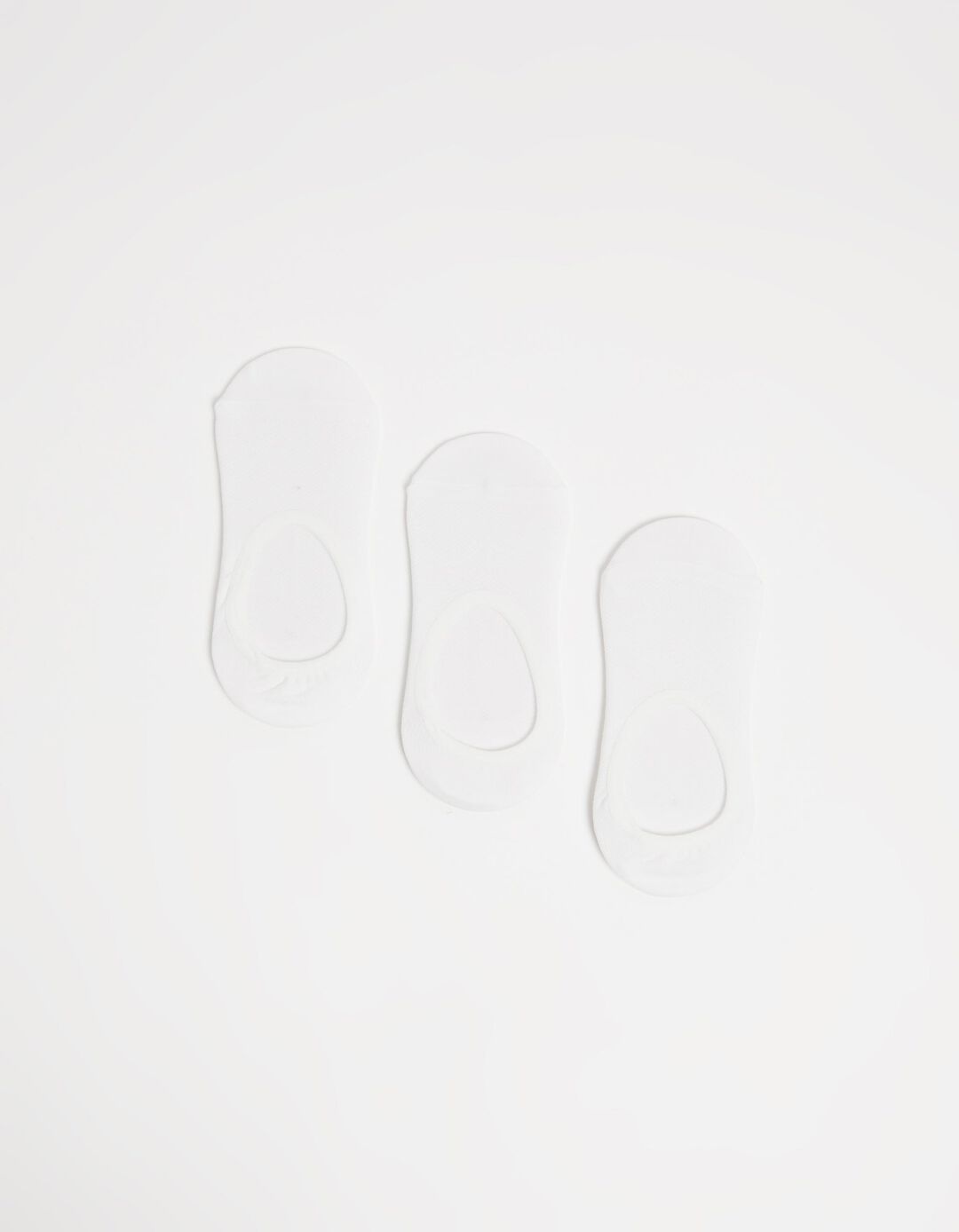 Pack 3 Pares de Meias Invisíveis, Mulher, Branco