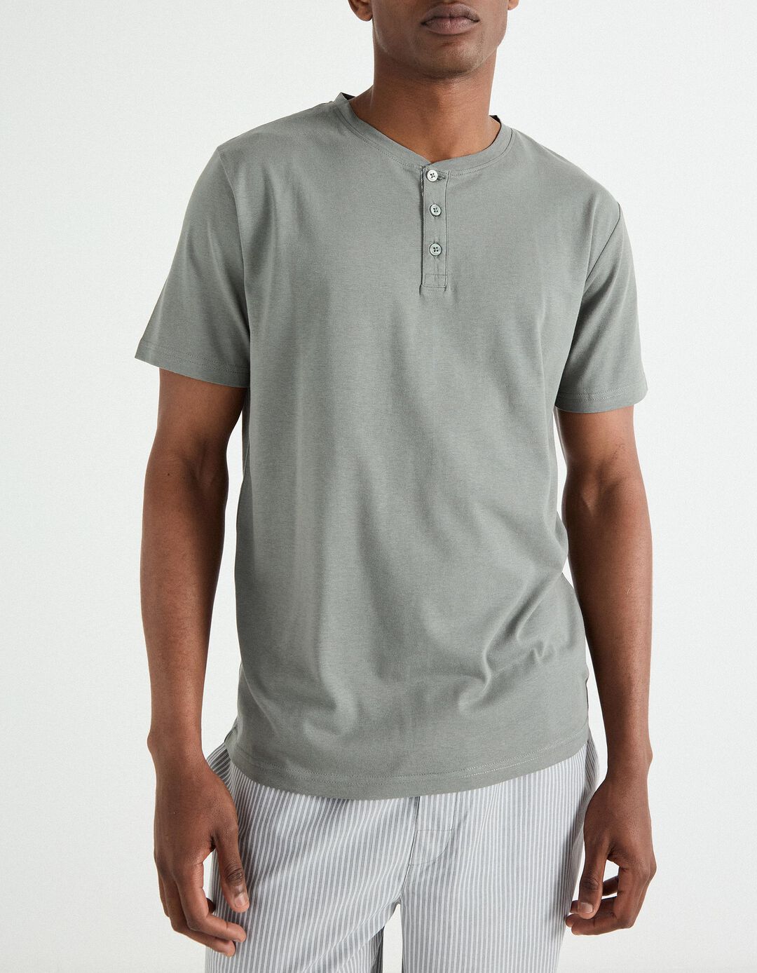 Pijama Jersey, Homem, Cinzento Escuro