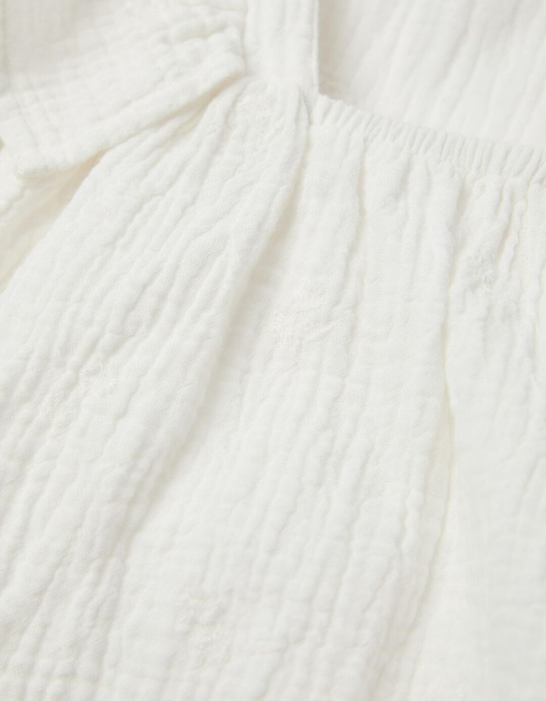 Vestido Bordado, Menina, Branco