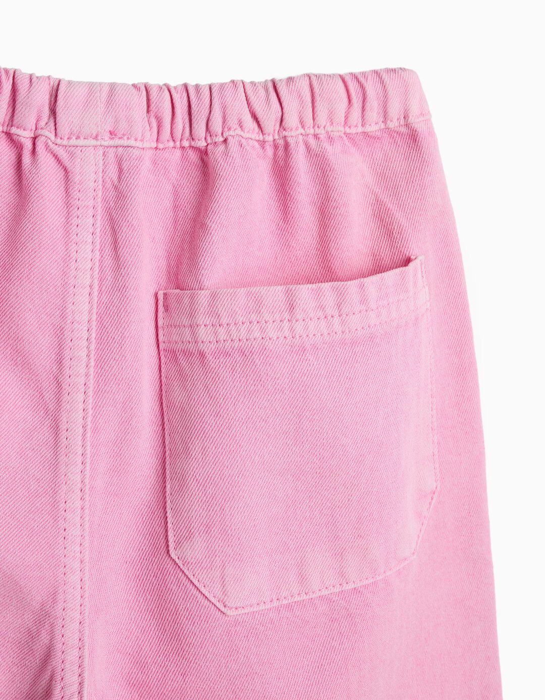 Cal&ccedil;as de Ganga 'Wide Leg', Menina, Rosa
