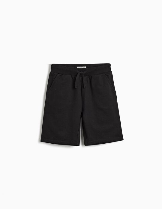Comprar Online Calções Fleece, Menino, Preto