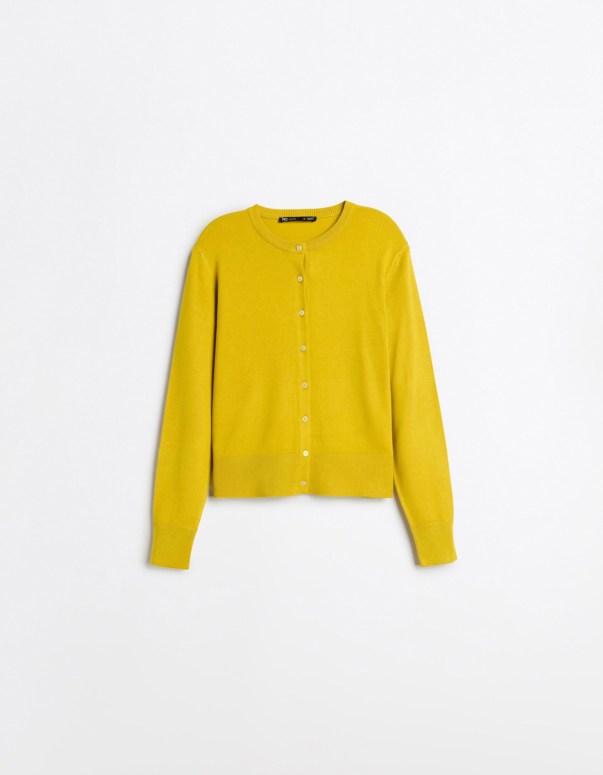 Comprar Online Casaco De Malha, Mulher, Amarelo