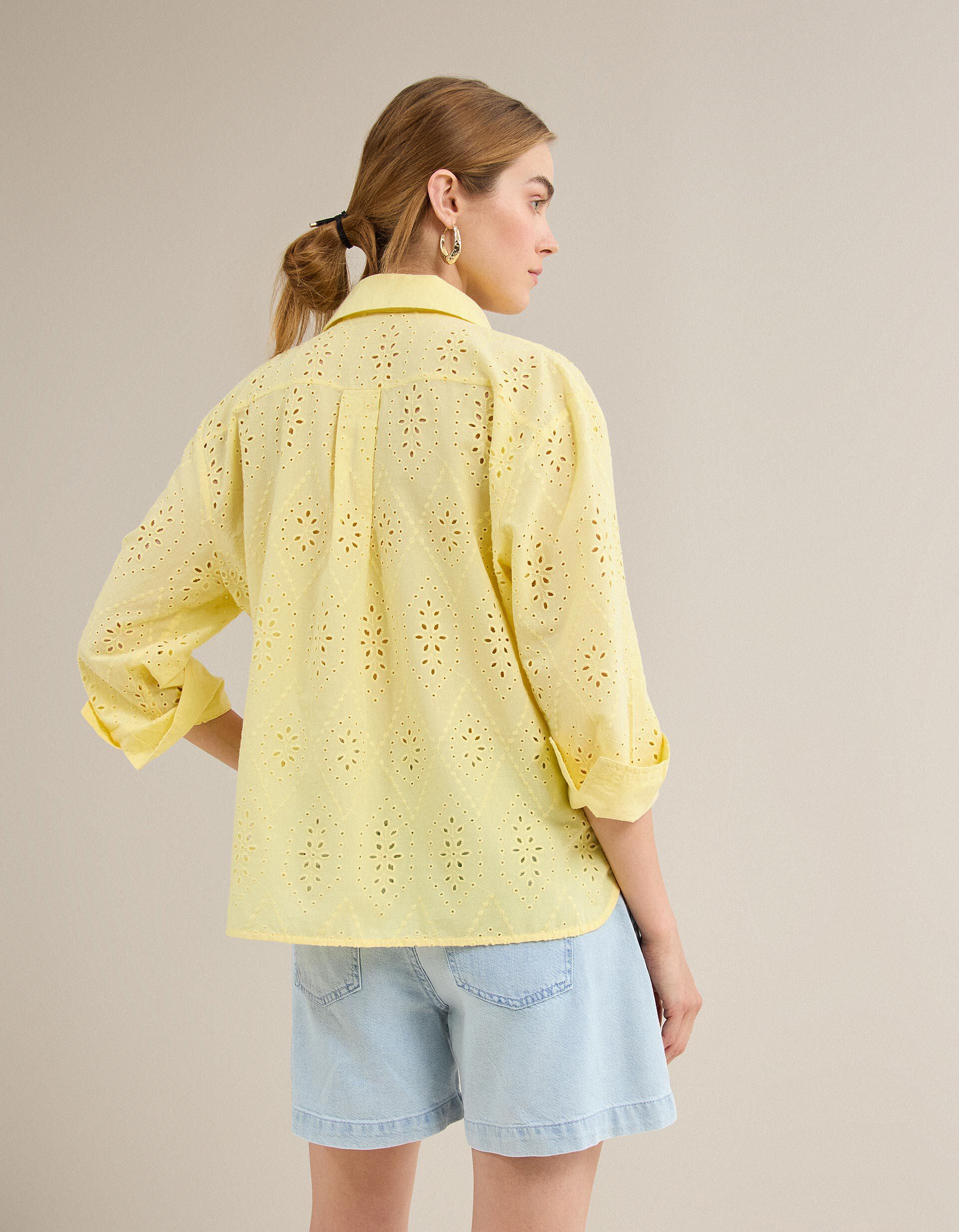 Comprar Online Blusa com Bordados, Mulher, Amarelo