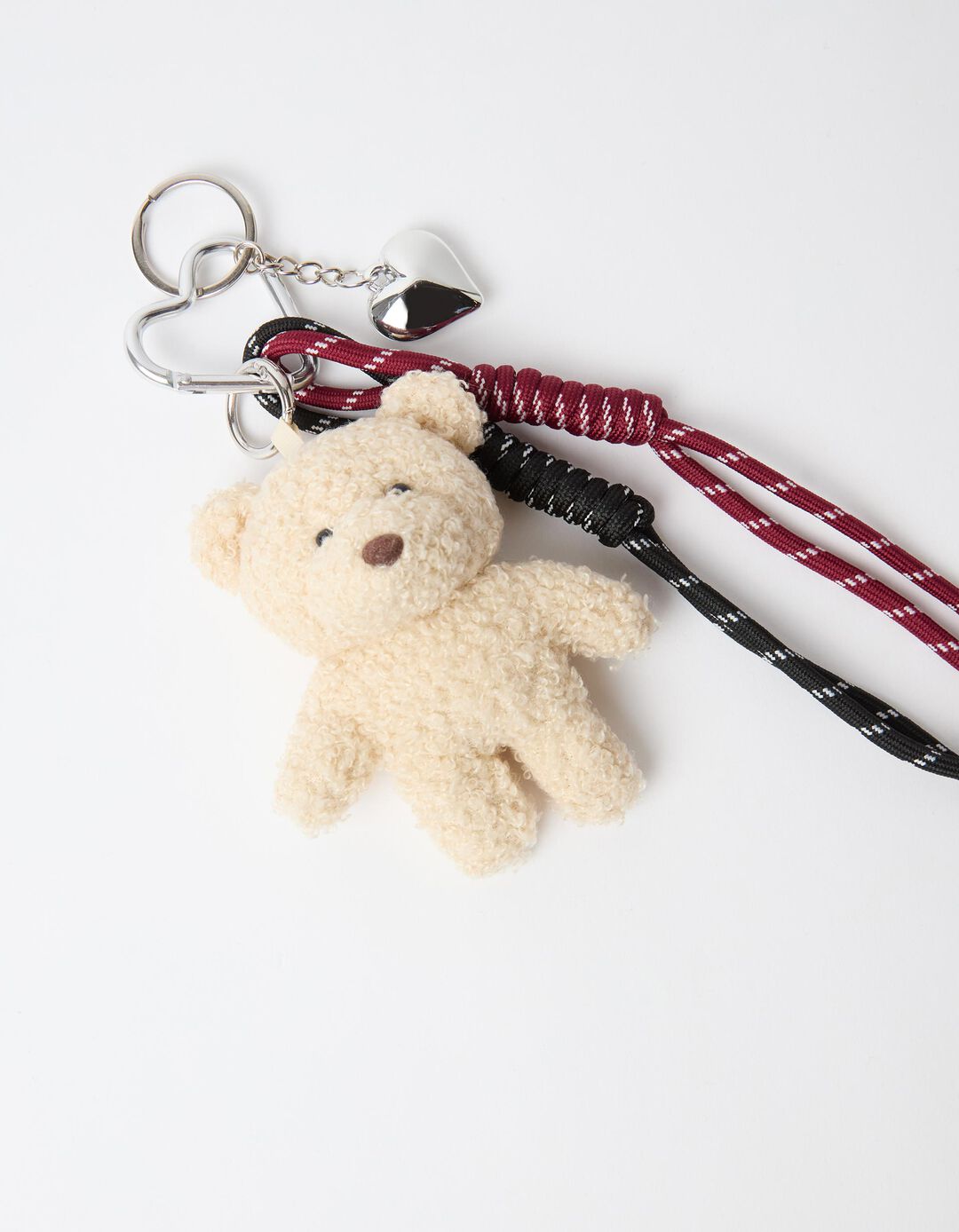 Porta-Chaves Charm Urso, Bege