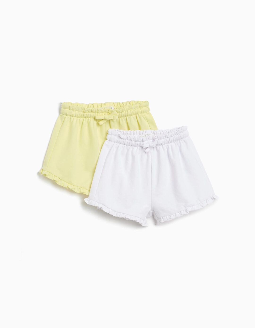 Pack 2 Calções, Menina, Branco