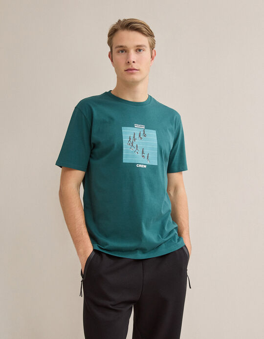 Comprar Online T-shirt Print, Homem, Verde