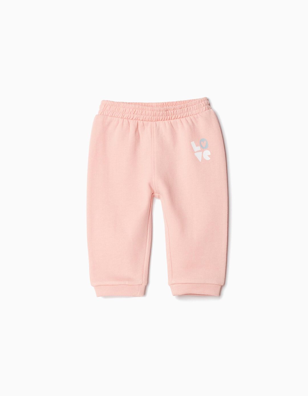 Calças de Jogging, Recém-nascido, Rosa Claro